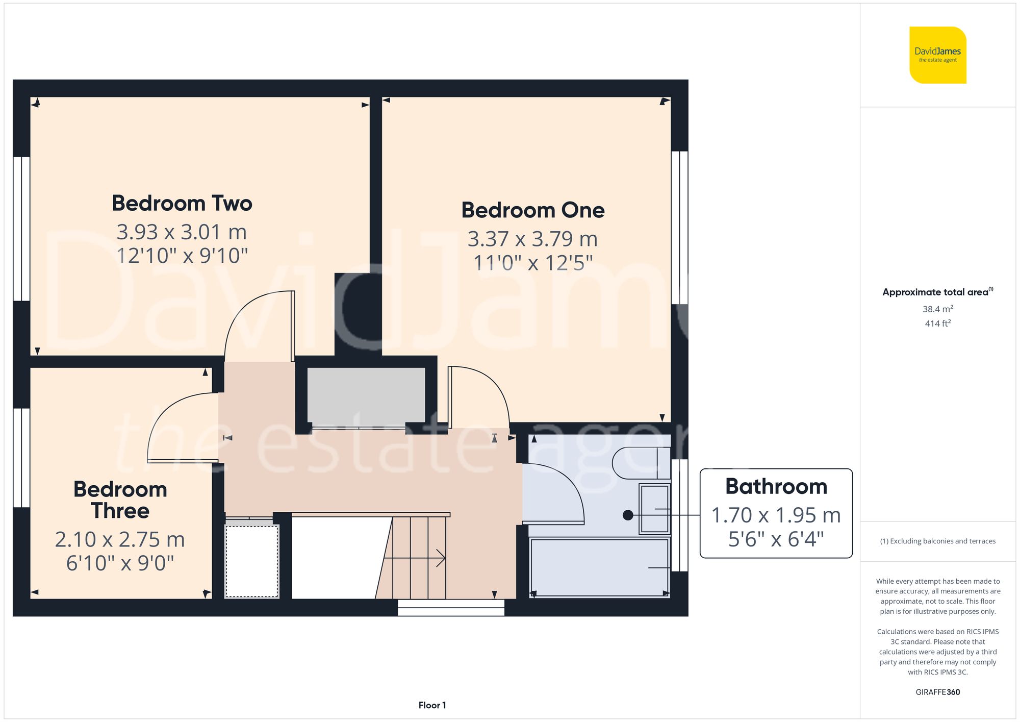 Floorplan for Cromwell Crescent, Lambley, Nottingham