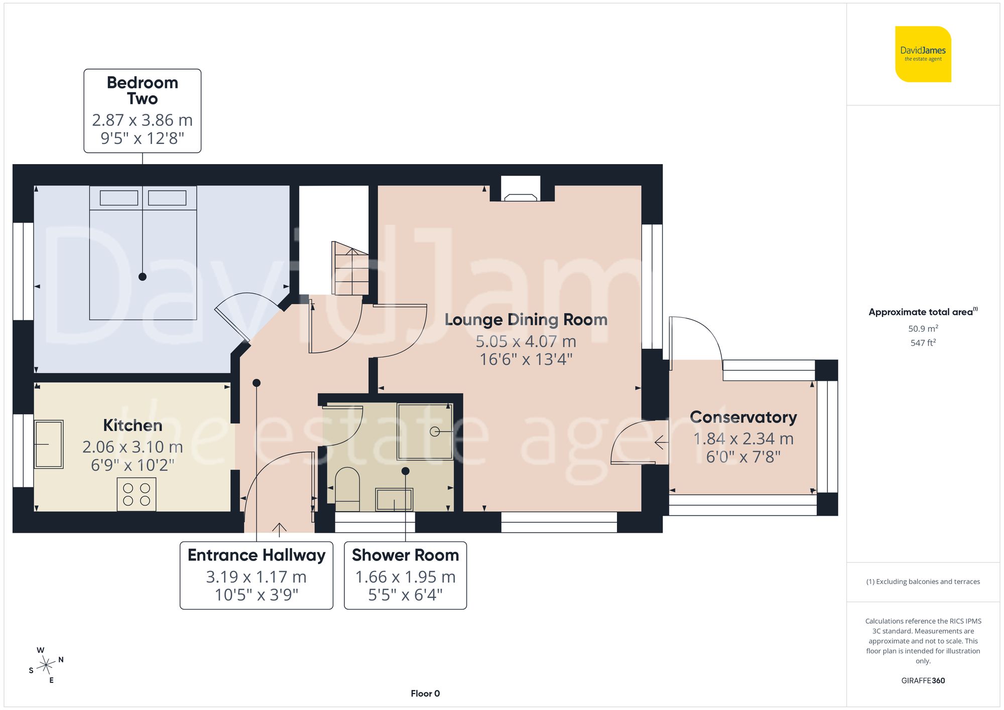 Floorplan for Fraser Road, Carlton, Nottingham