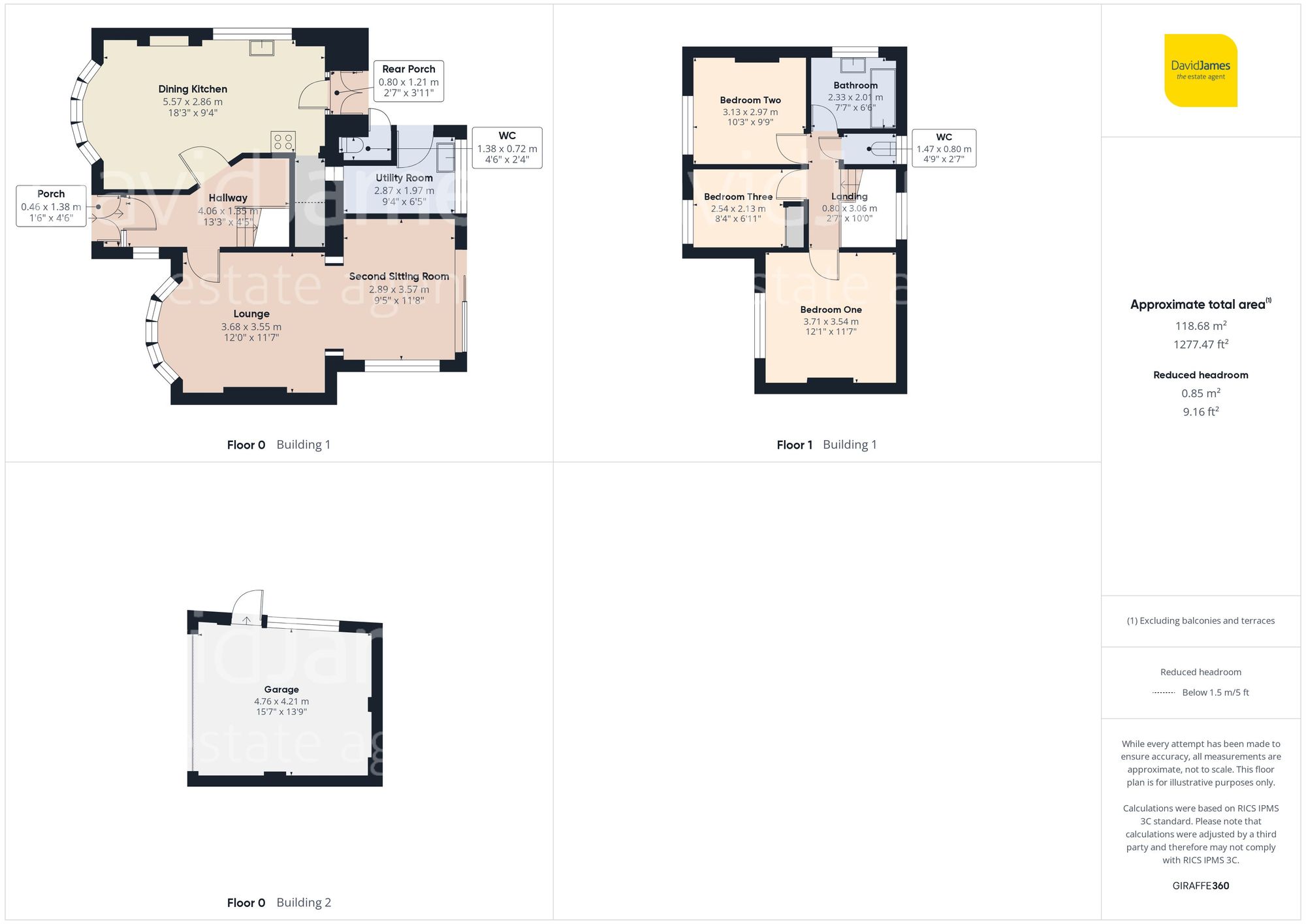 Floorplan for Darley Avenue, Carlton, Nottingham