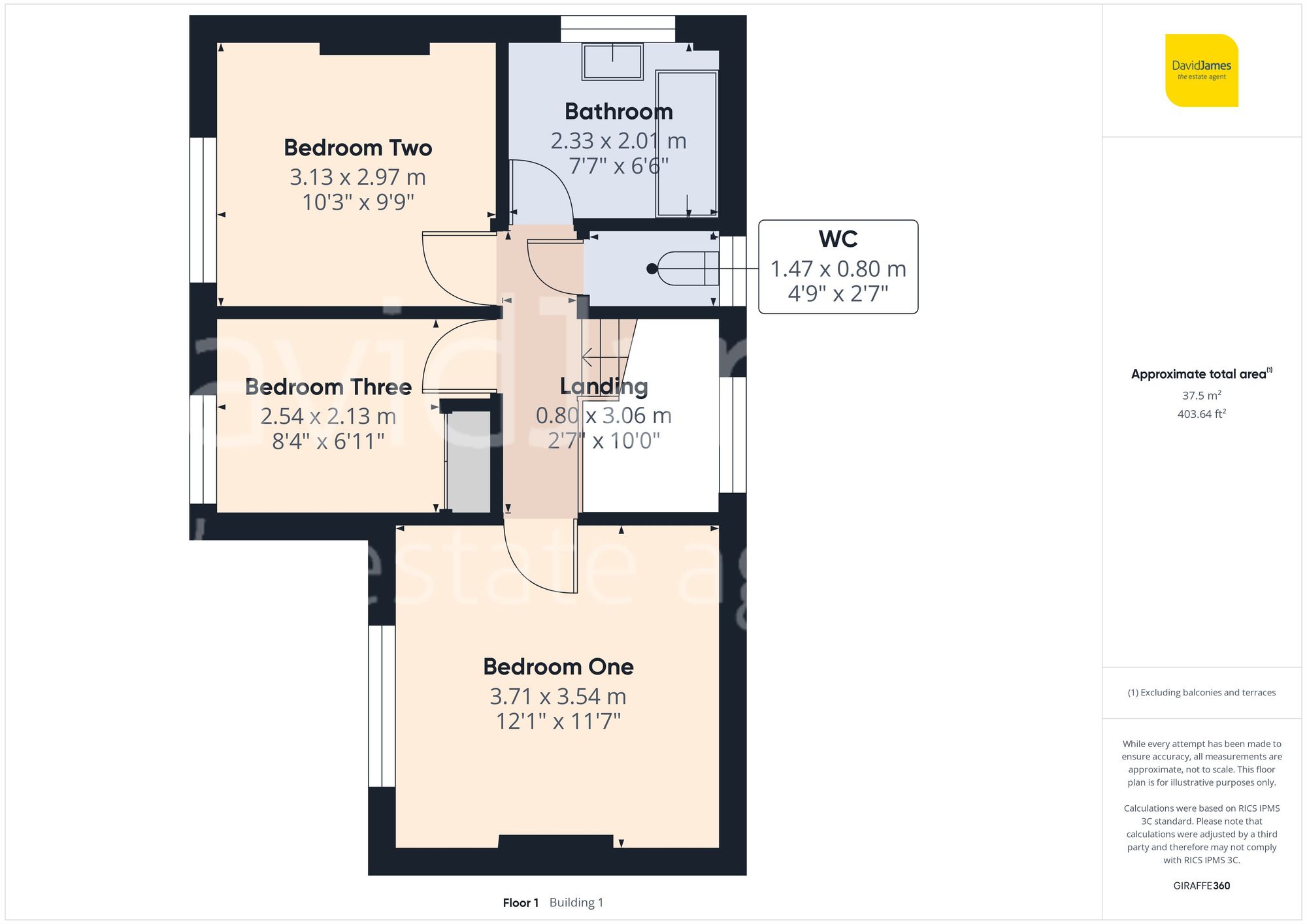 Floorplan for Darley Avenue, Carlton, Nottingham