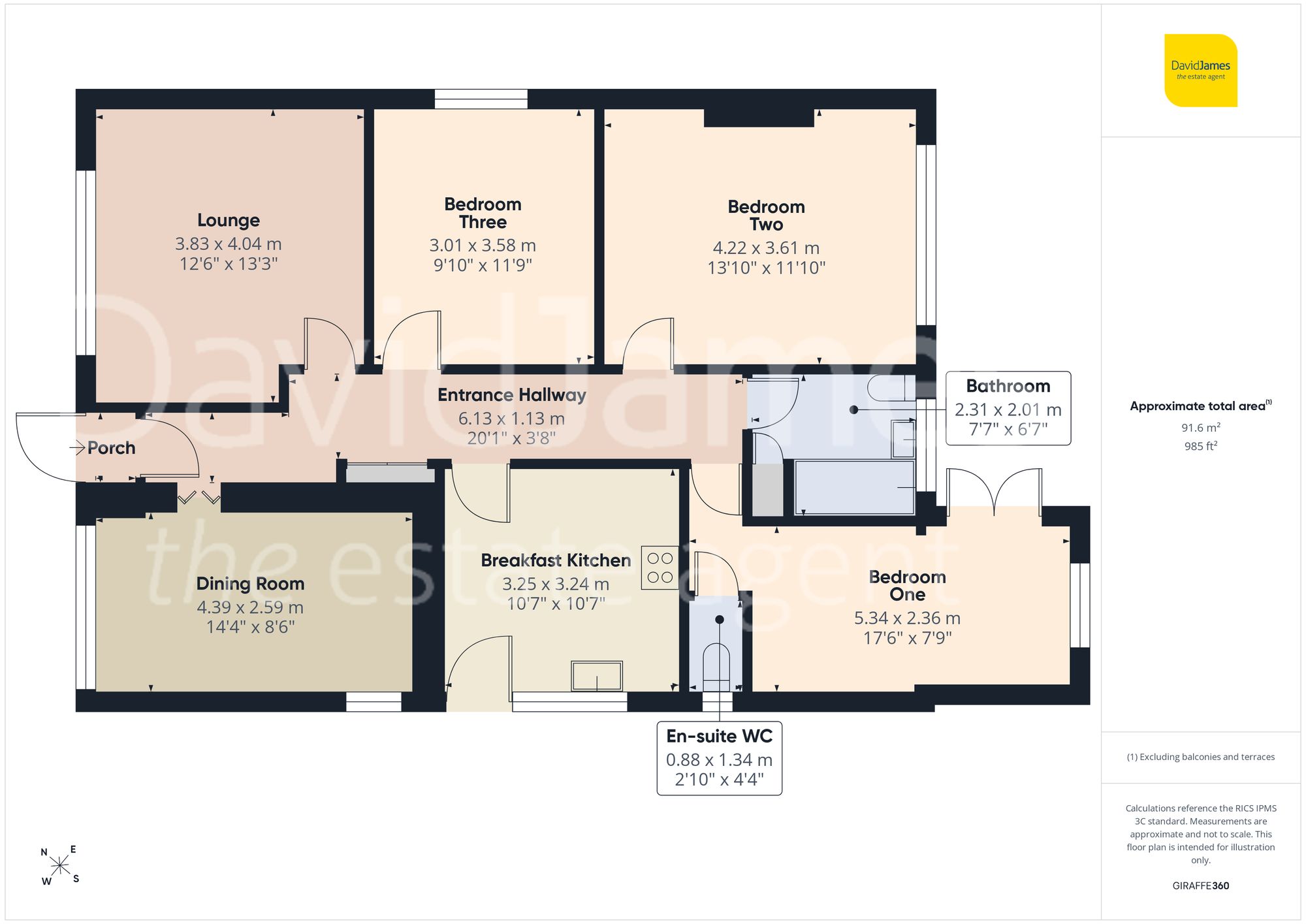 Floorplan for Kent Road, Mapperley, Nottingham