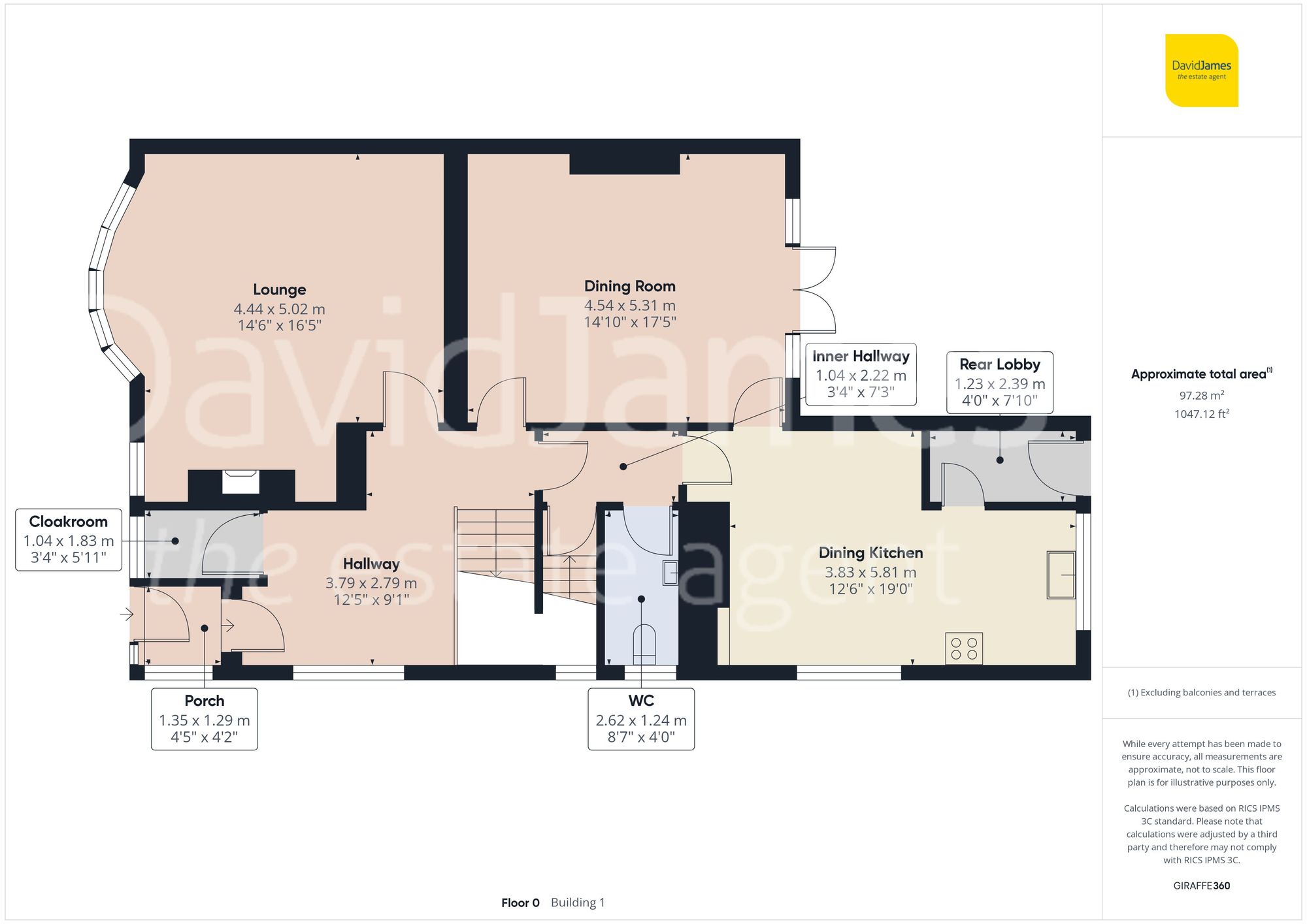 Floorplan for Mapperley Hall Drive, Mapperley Park, Nottingham