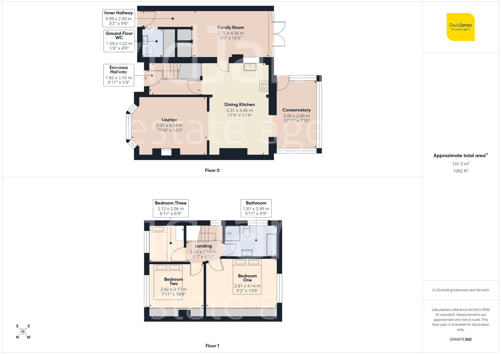 Floorplan for St. Marys Avenue, Gedling, Nottingham