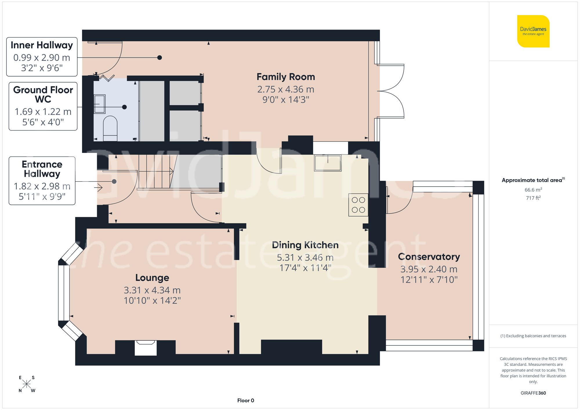 Floorplan for St. Marys Avenue, Gedling, Nottingham