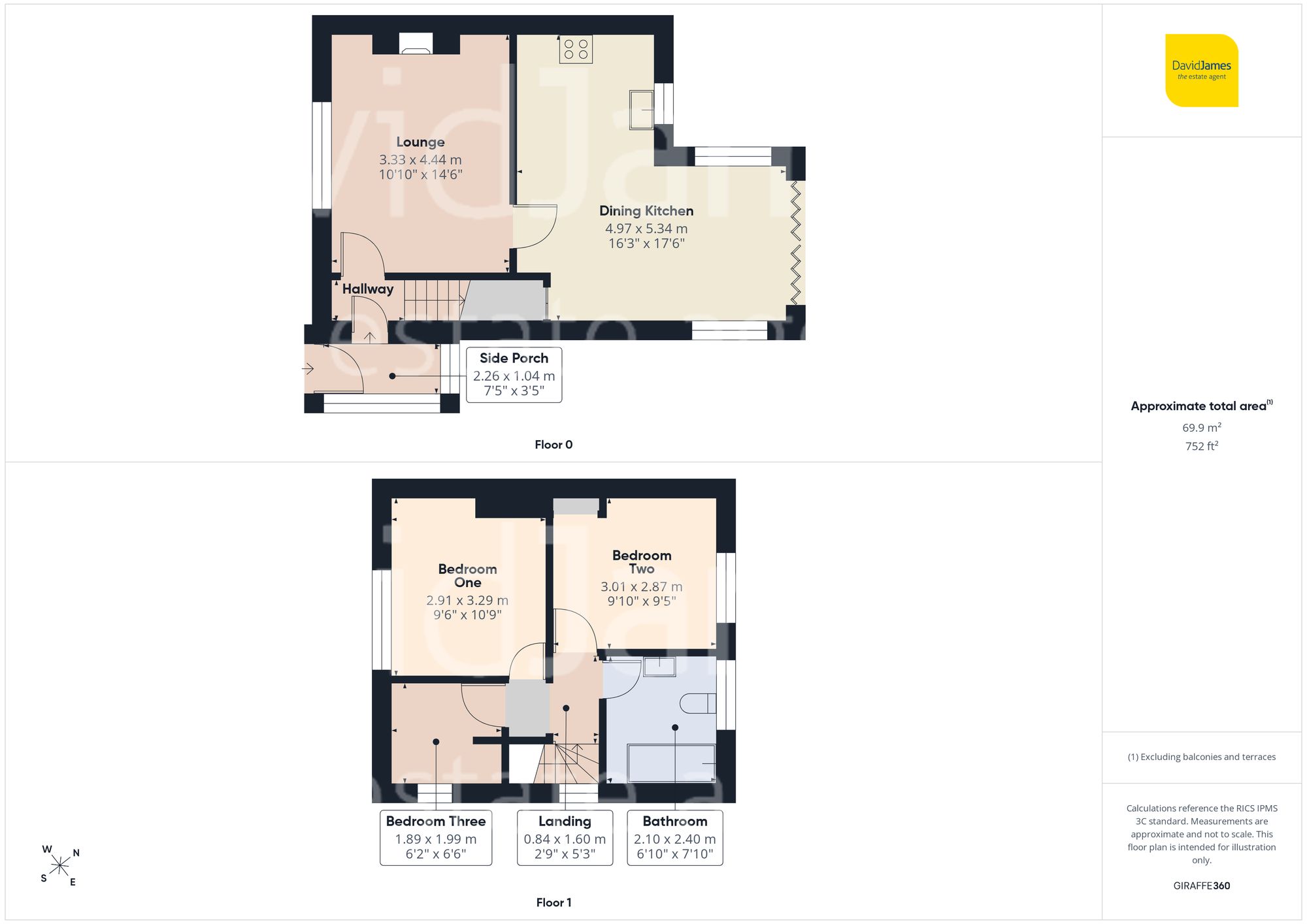 Floorplan for Cardale Road, Nottingham