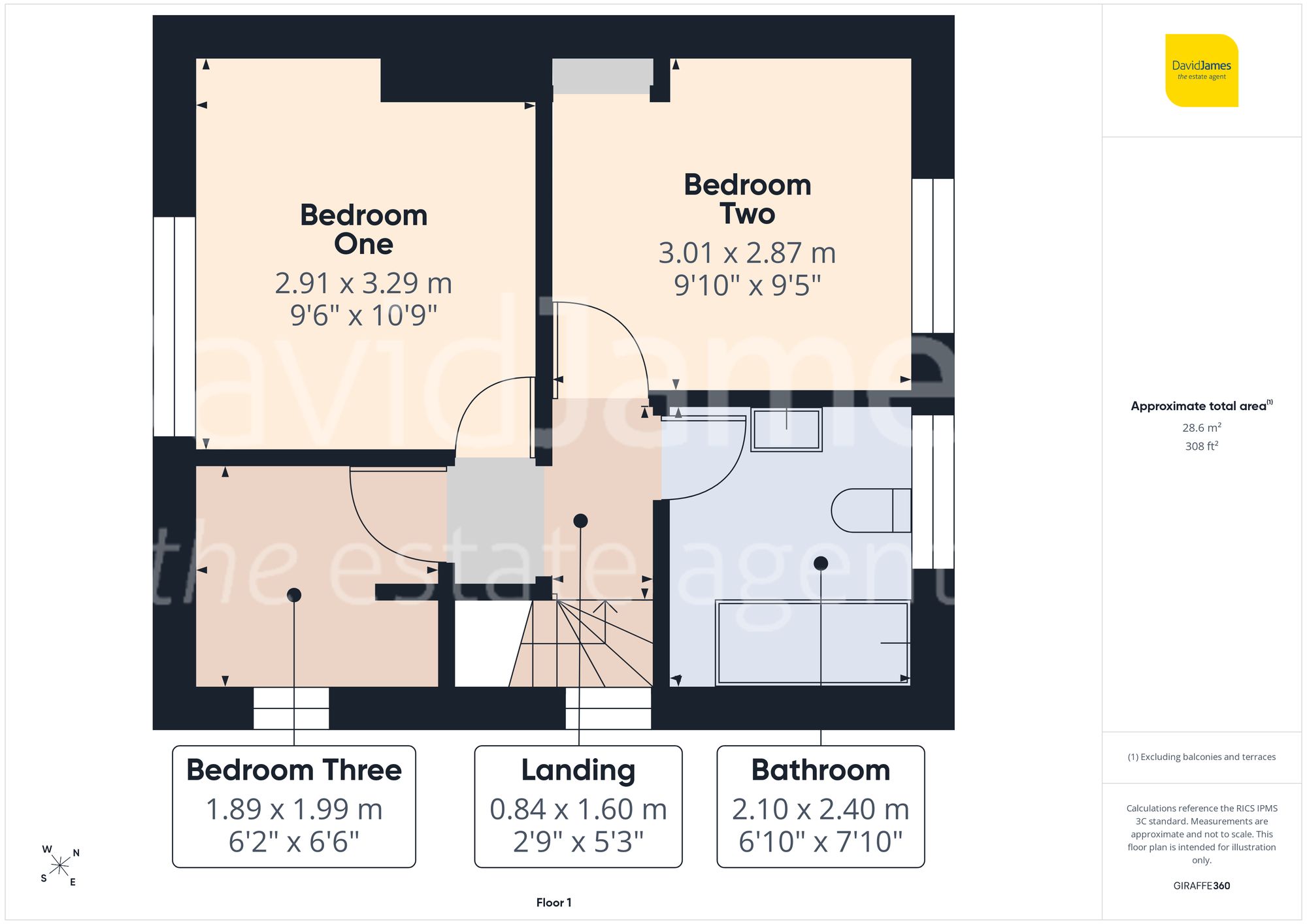 Floorplan for Cardale Road, Nottingham