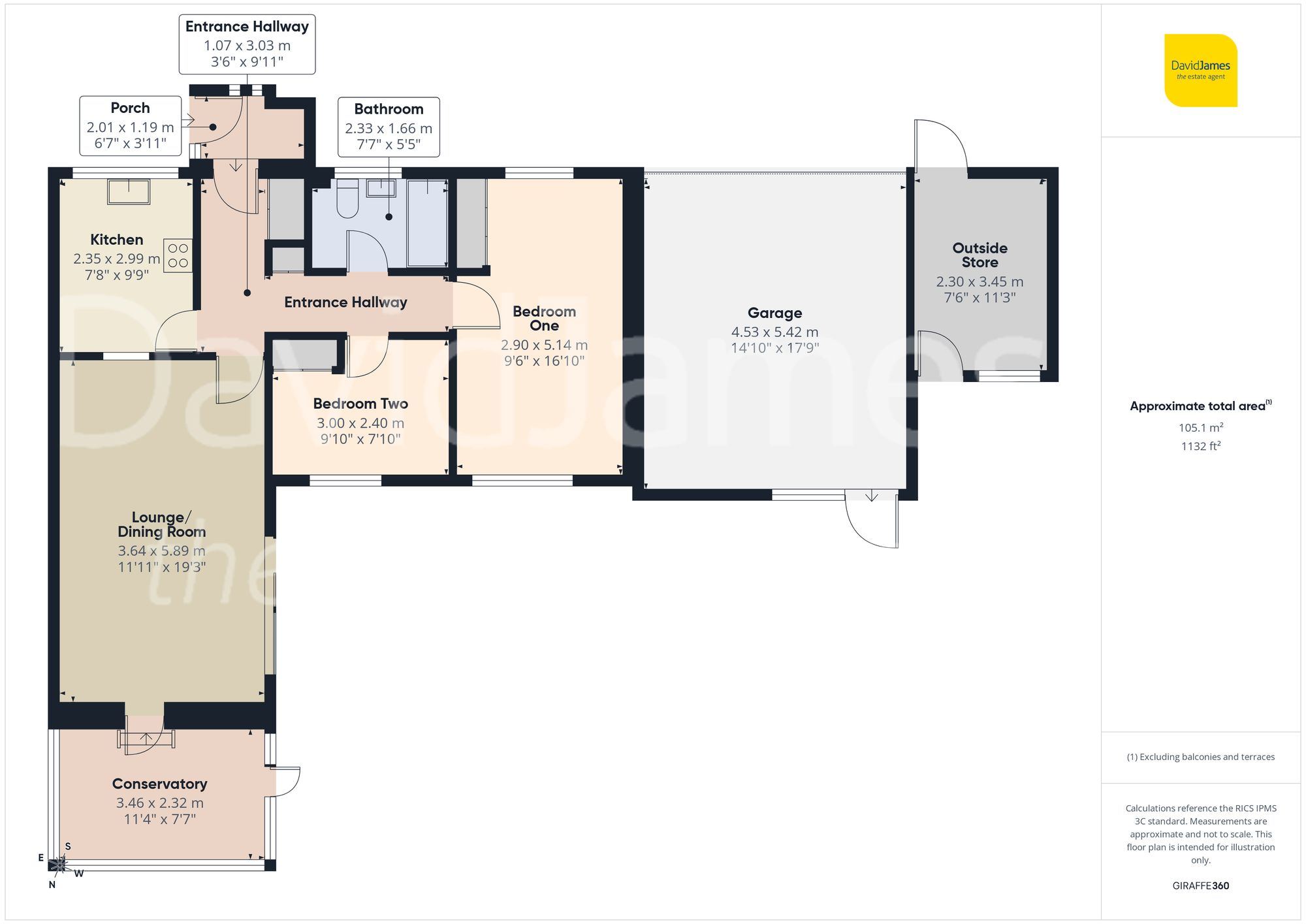 Floorplan for Kingsbridge Avenue, Mapperley, Nottingham