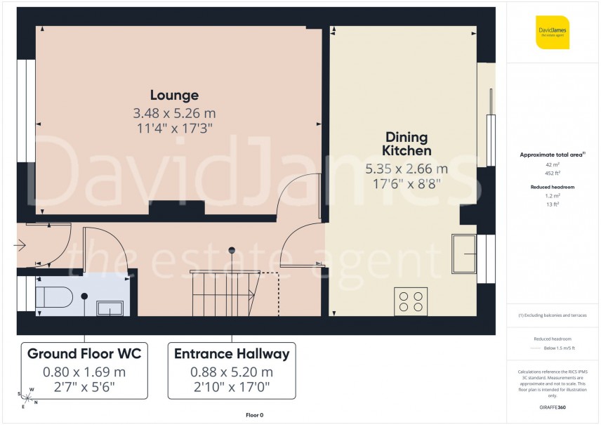 Floorplan for Holby Close, Top Valley, Nottingham