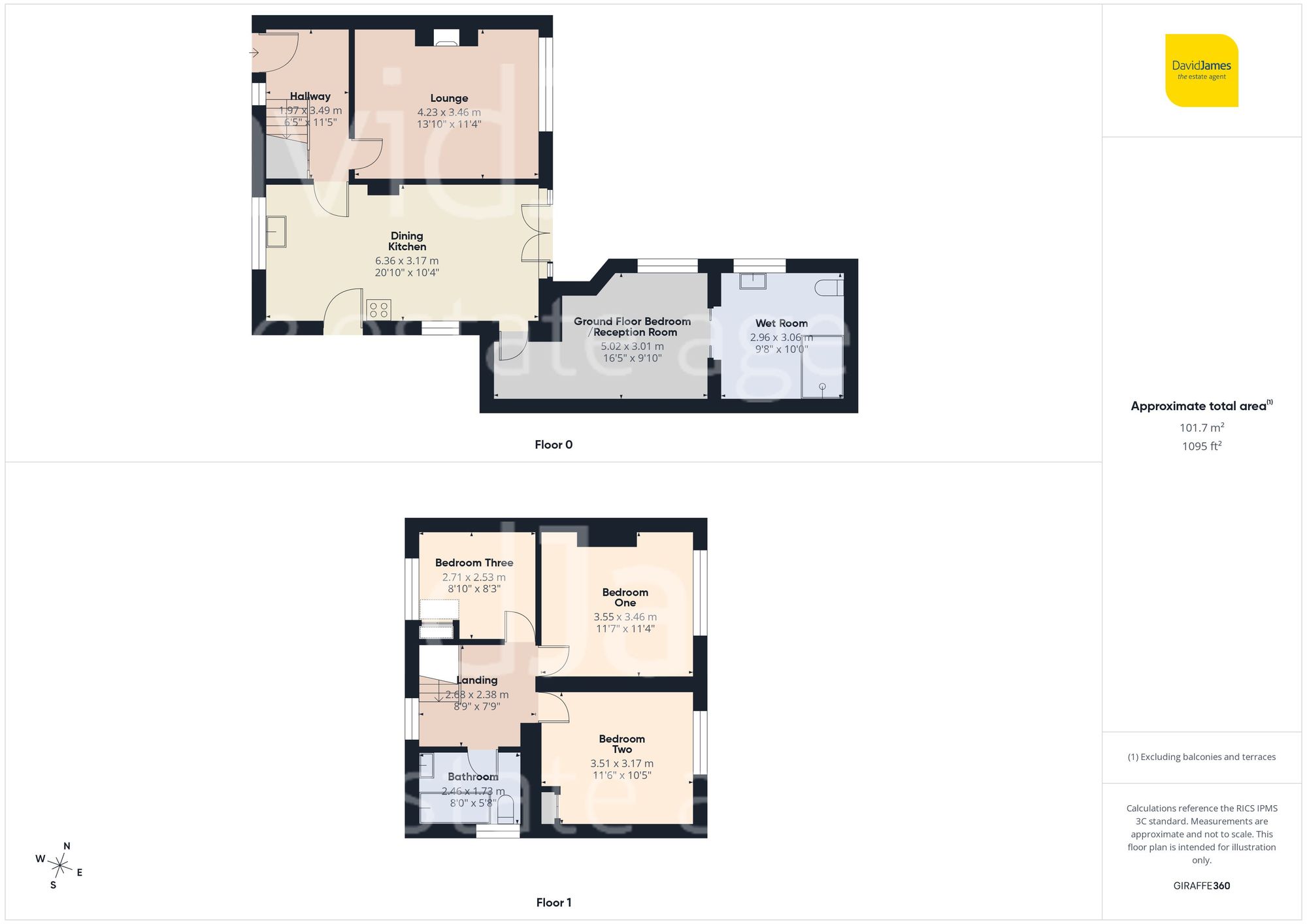 Floorplan for Forest Road, Sutton in Ashfield, Nottinghamshire