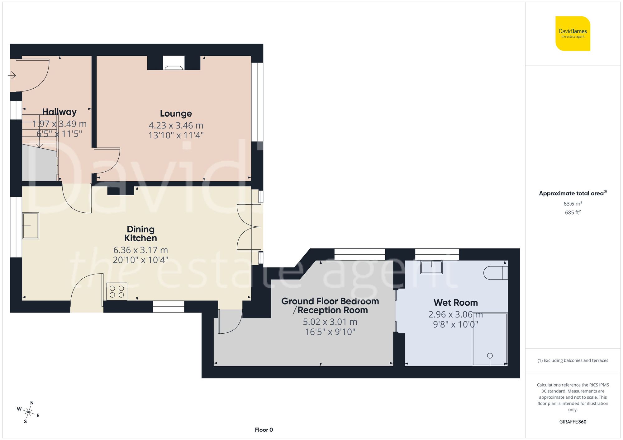 Floorplan for Forest Road, Sutton in Ashfield, Nottinghamshire