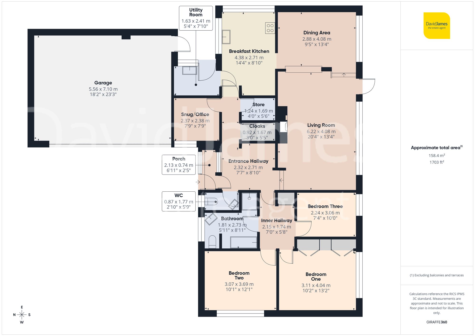 Floorplan for Hatfield Road, Mapperley Park, Nottingham