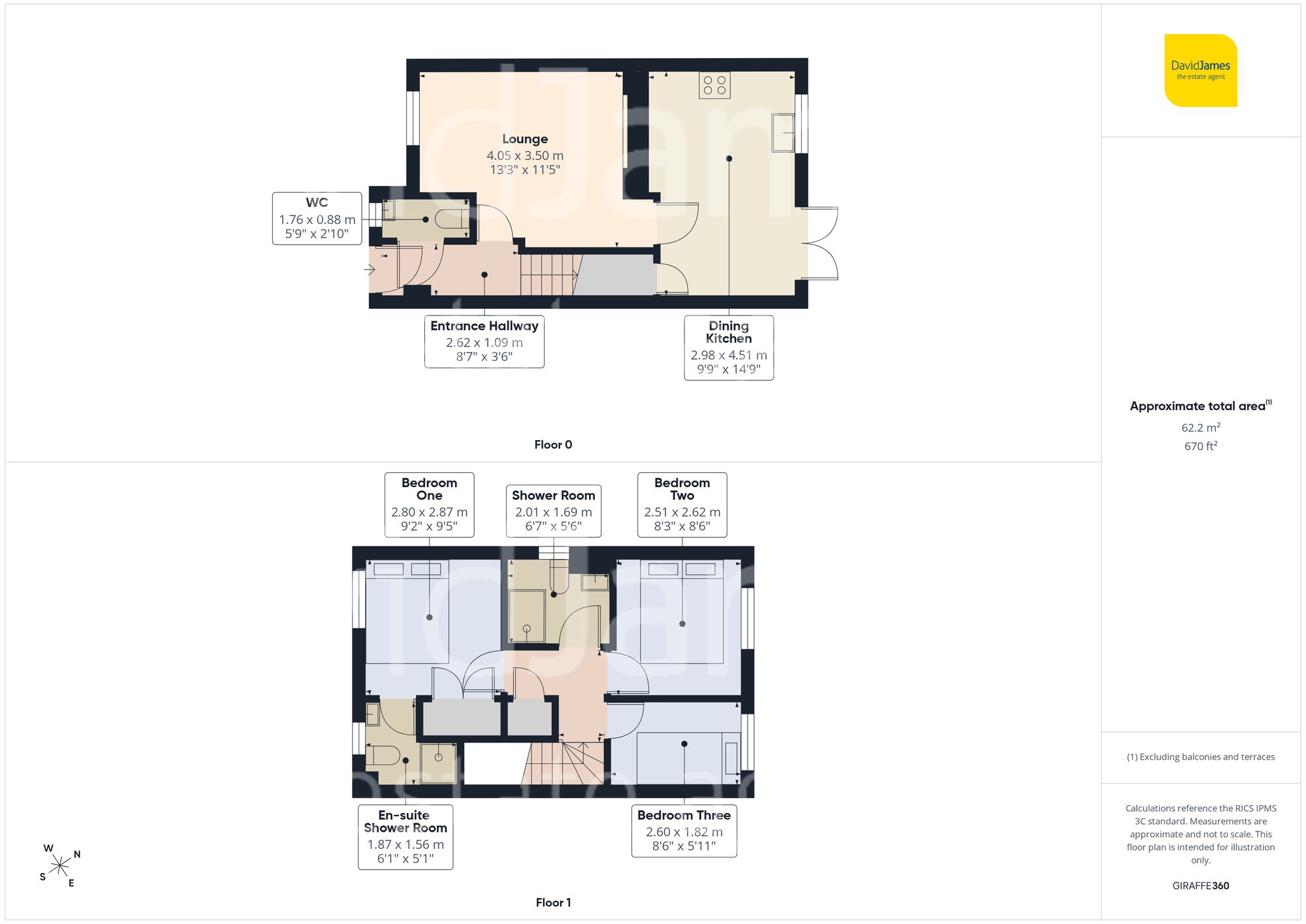 Floorplan for Howieson Court, Mapperley, Nottingham