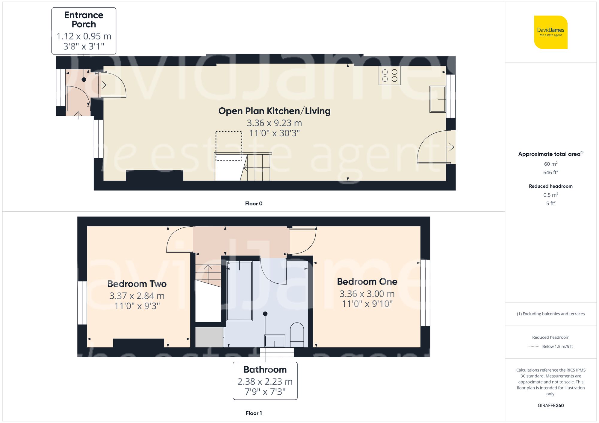 Floorplan for Ivy Grove, New Basford, Nottingham