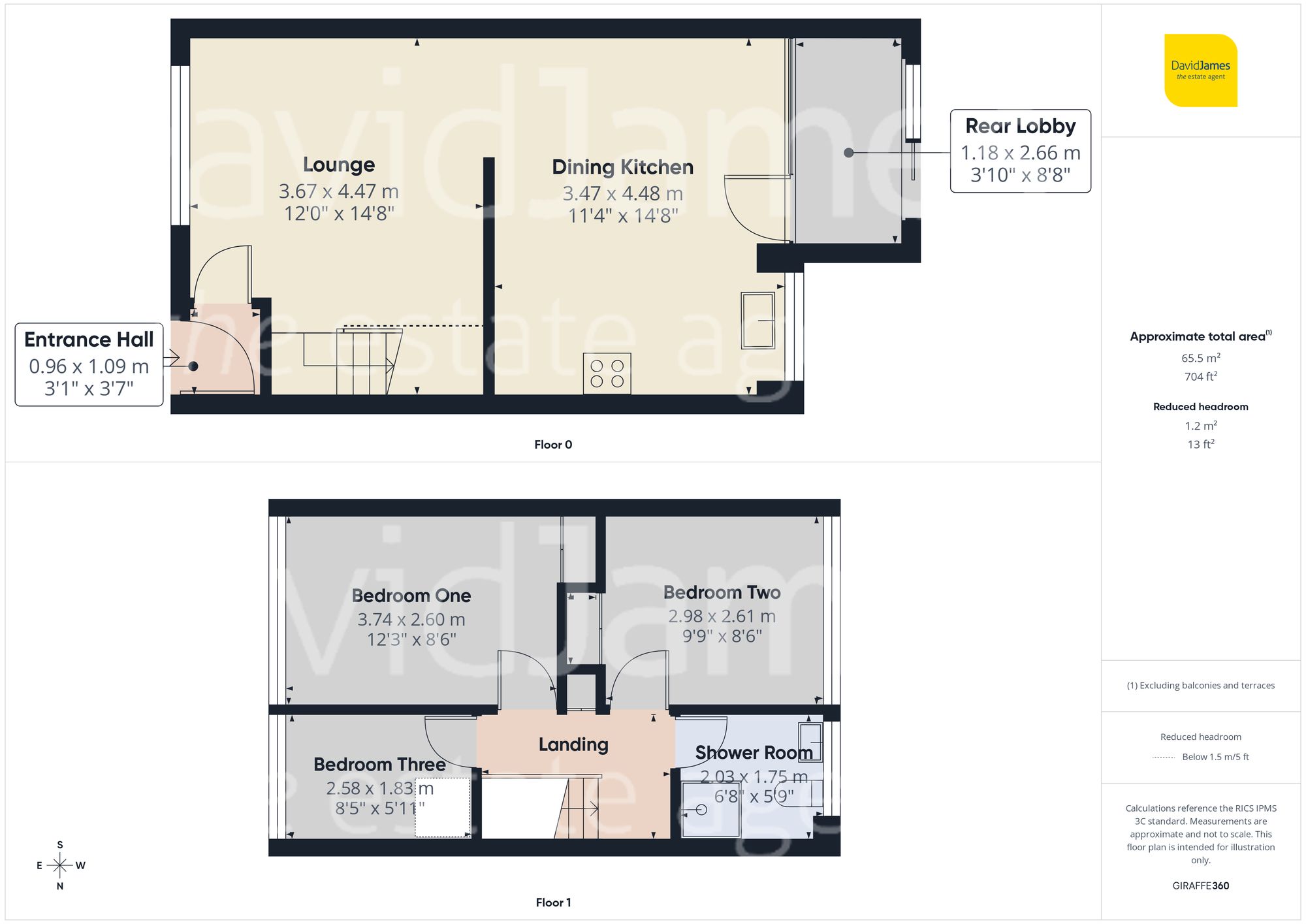 Floorplan for Park View, Mapperley, Nottingham