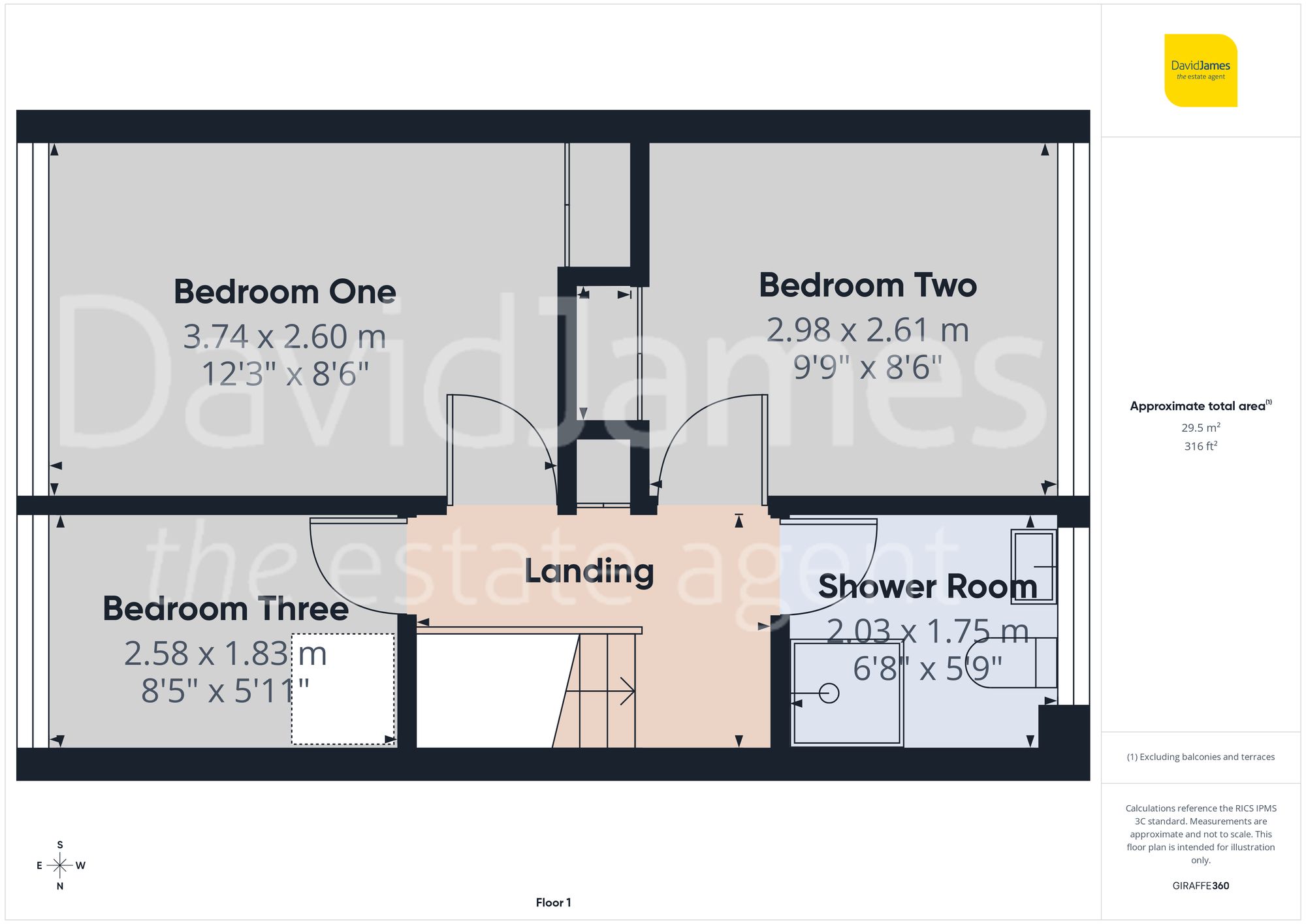 Floorplan for Park View, Mapperley, Nottingham