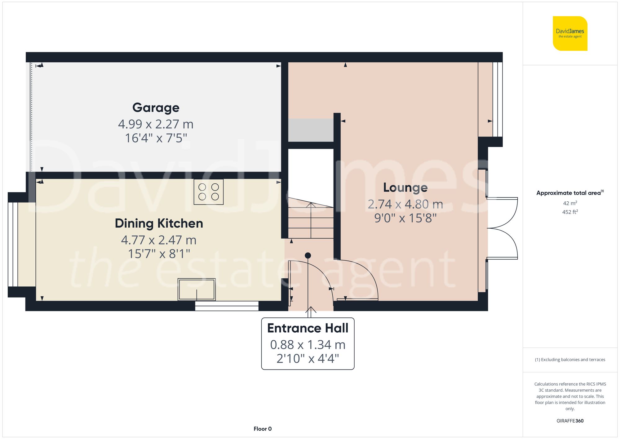 Floorplan for Featherstone Close, Gedling, Nottingham