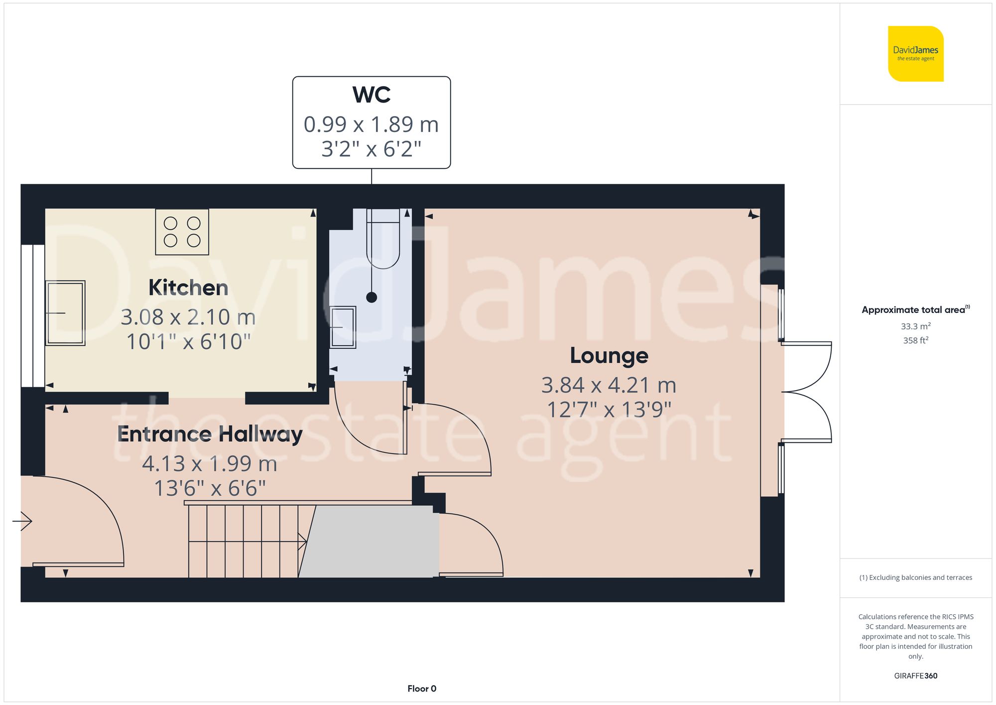 Floorplan for Shaldon Close, Mapperley, Nottingham