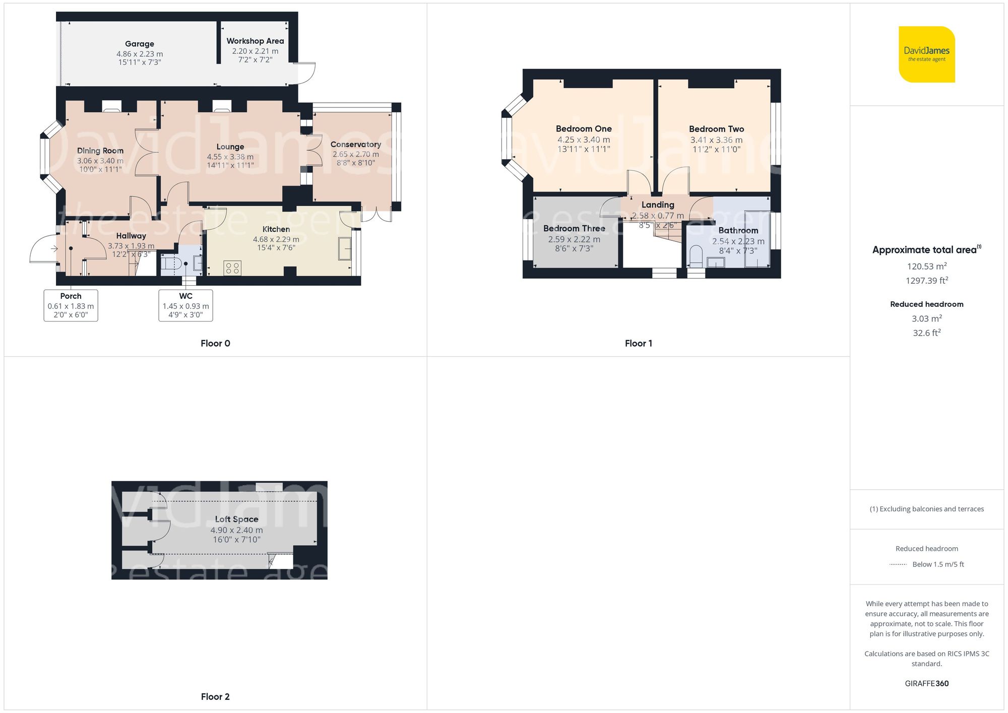 Floorplan for Oakdale Road, Bakersfield, Nottingham