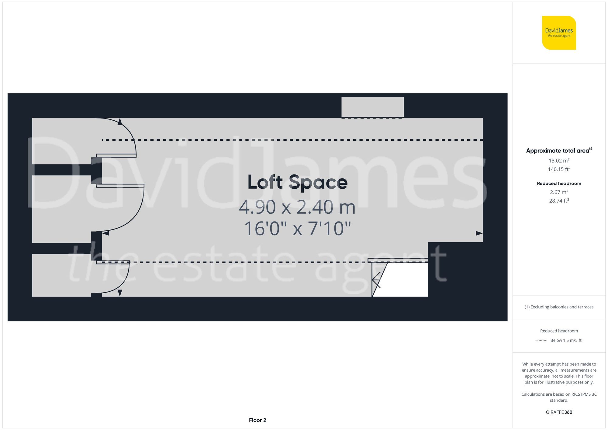 Floorplan for Oakdale Road, Bakersfield, Nottingham