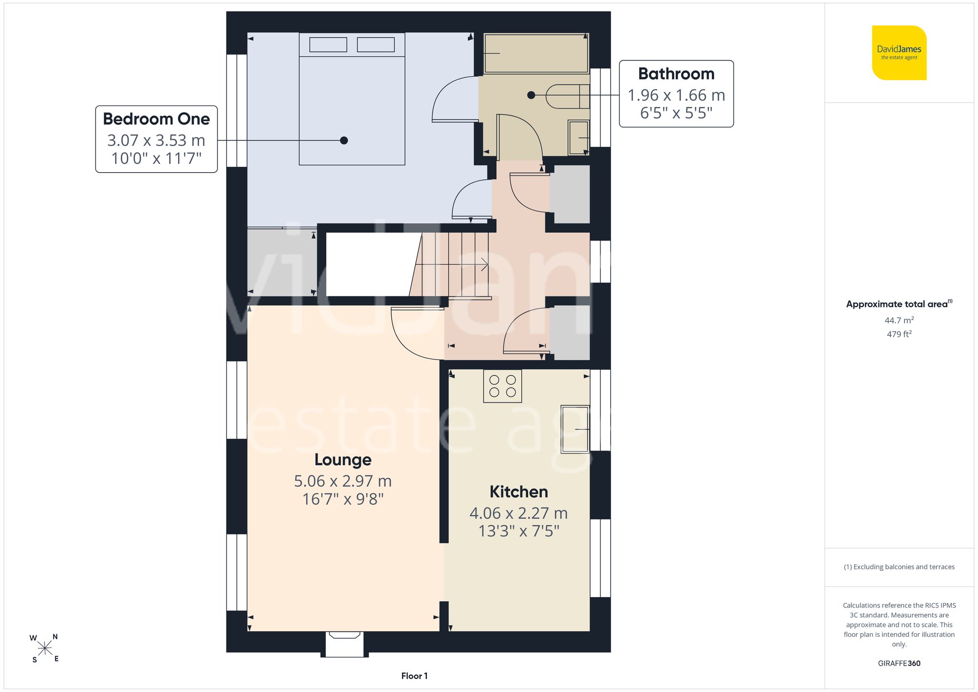 Floorplan for Pendle Crescent, Mapperley, Nottingham