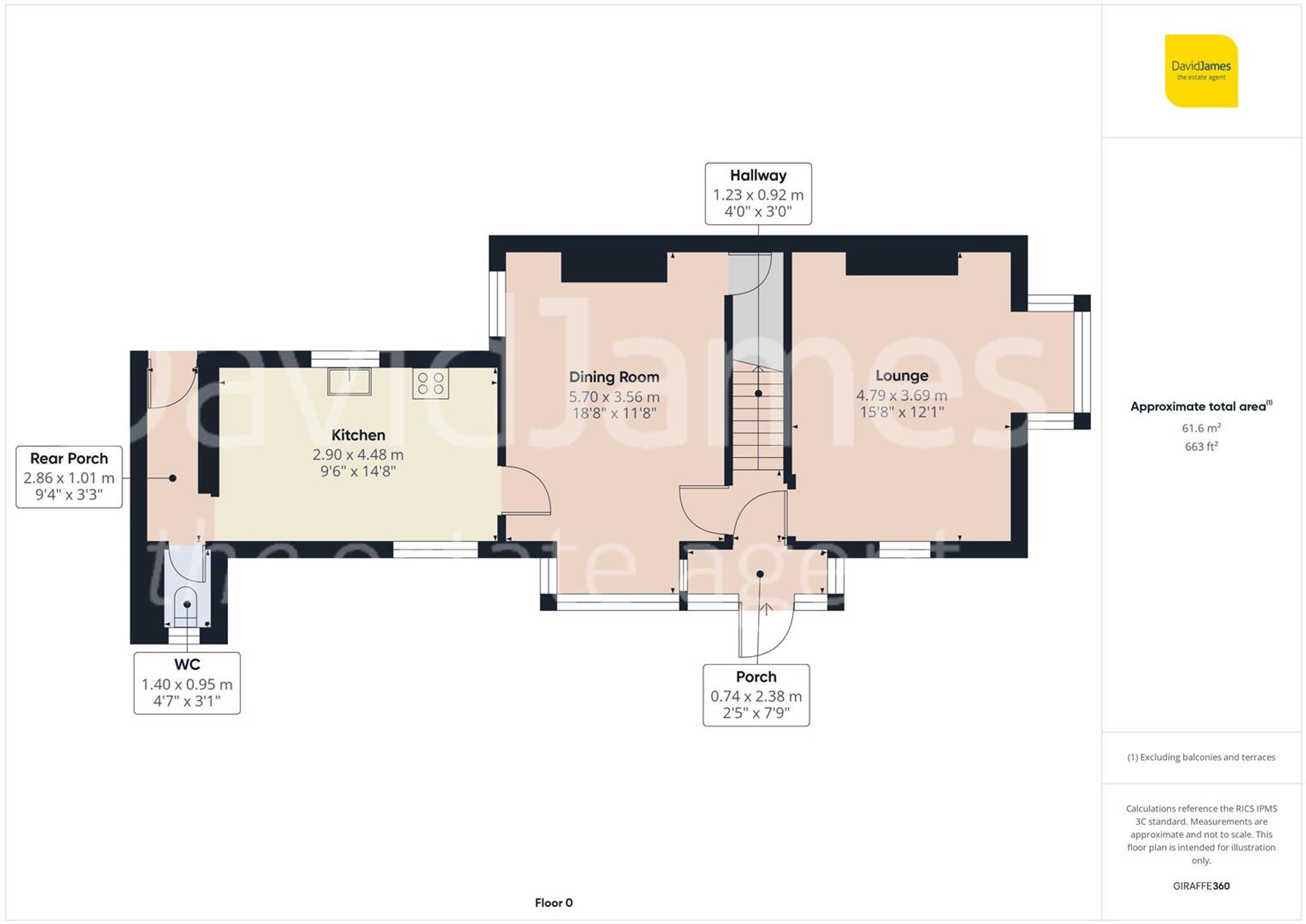 Floorplan for Pleasley Road, Skegby, Nottinghamshire