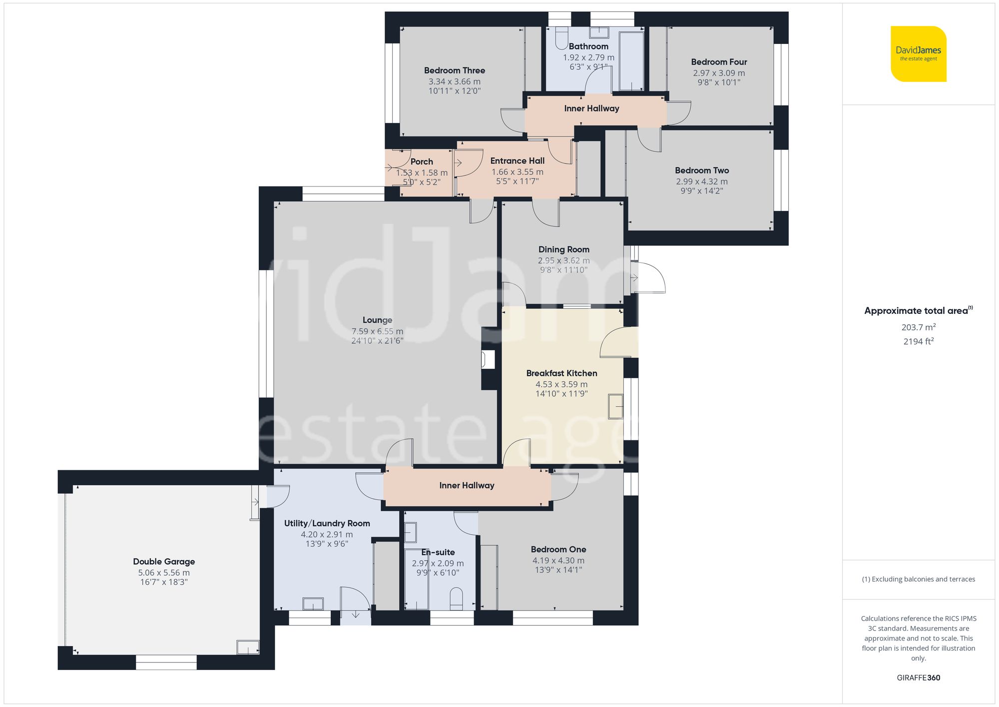 Floorplan for Woodland Drive, Nottingham