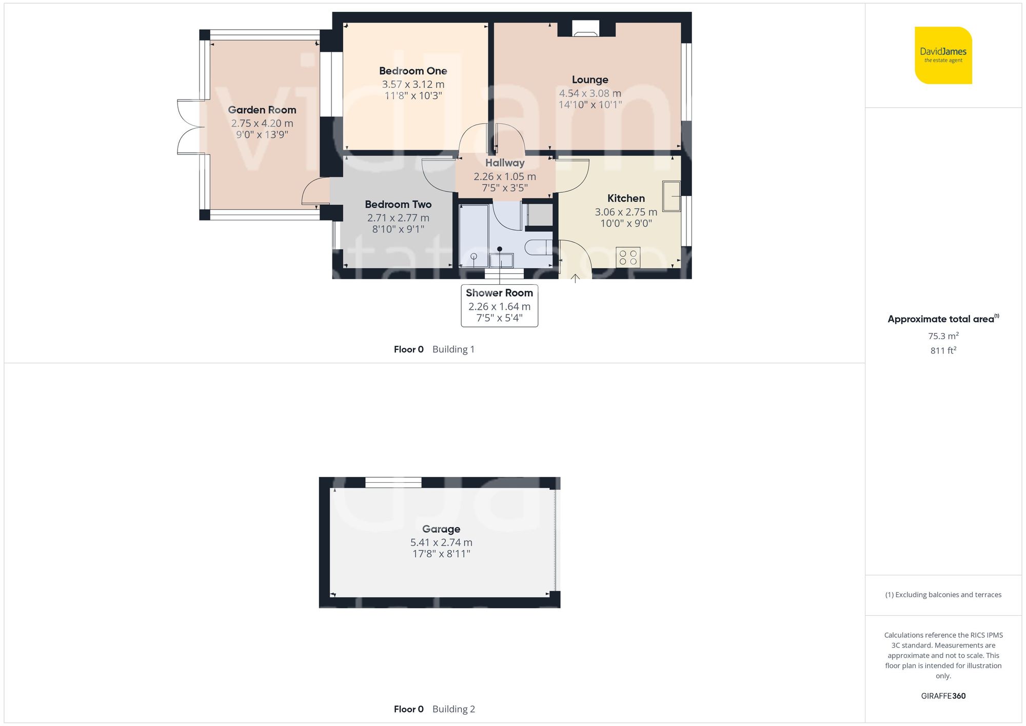 Floorplan for Westland Drive, Pinxton, Nottinghamshire