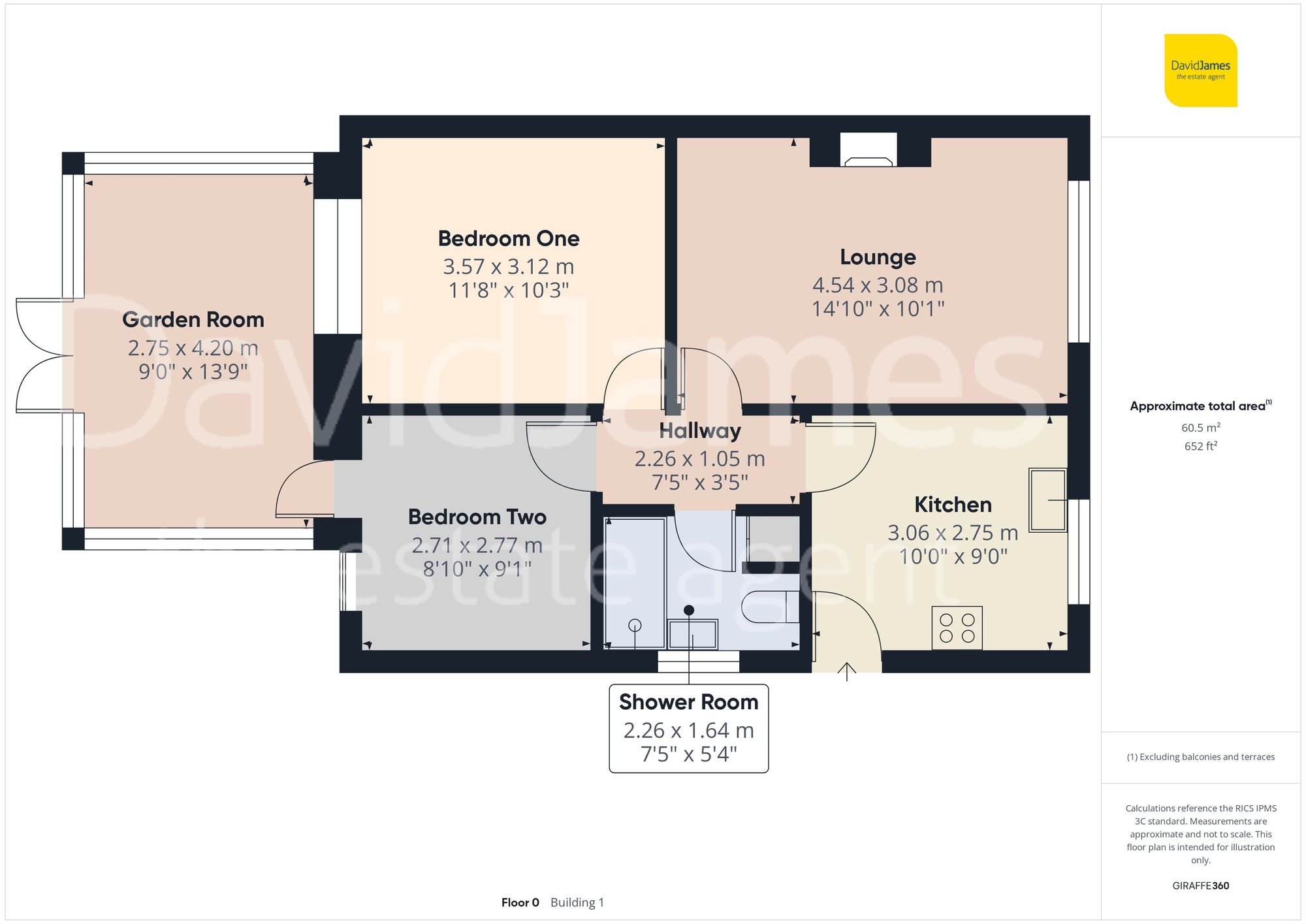 Floorplan for Westland Drive, Pinxton, Nottinghamshire