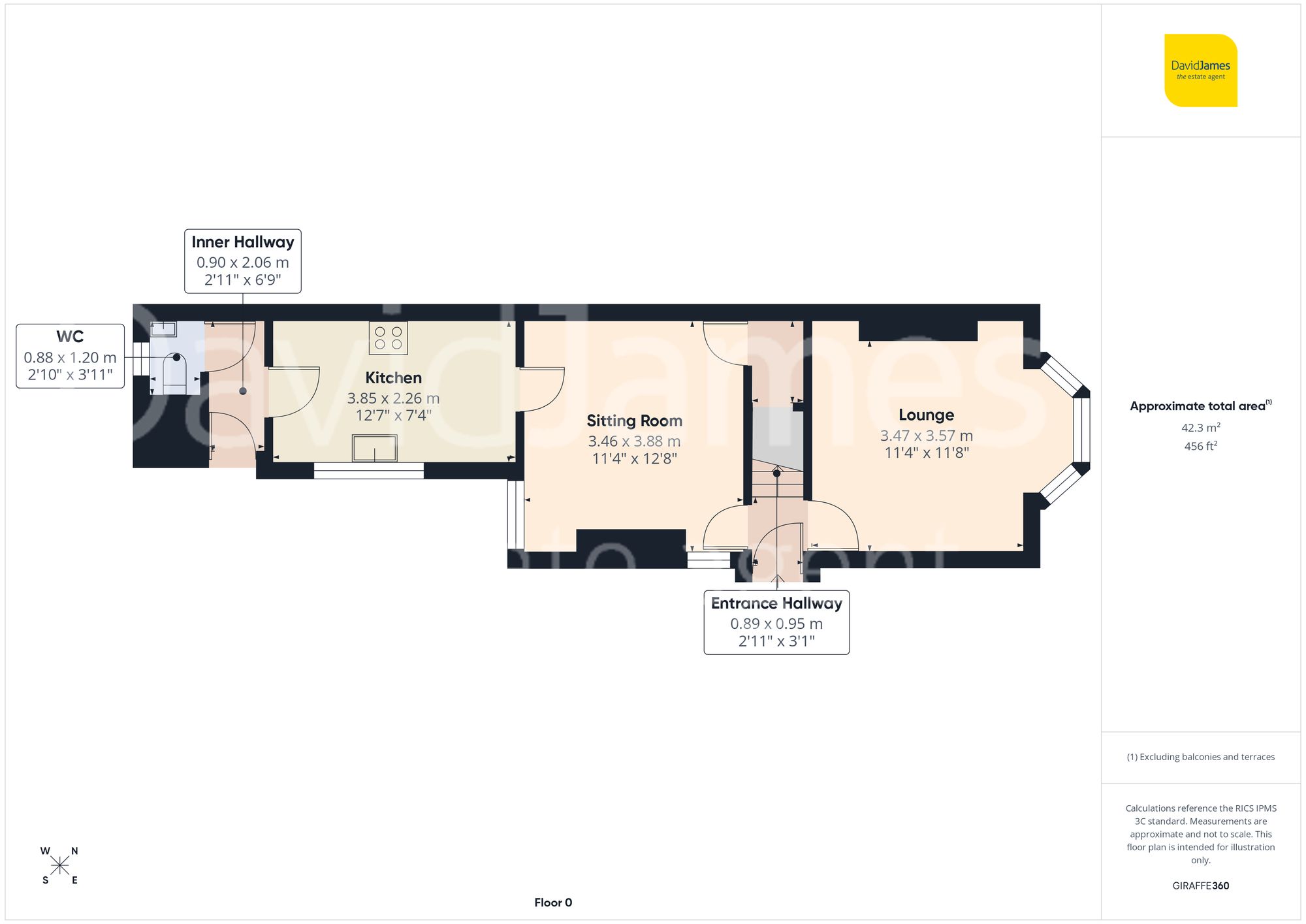 Floorplan for Nuthall Road, Nottingham