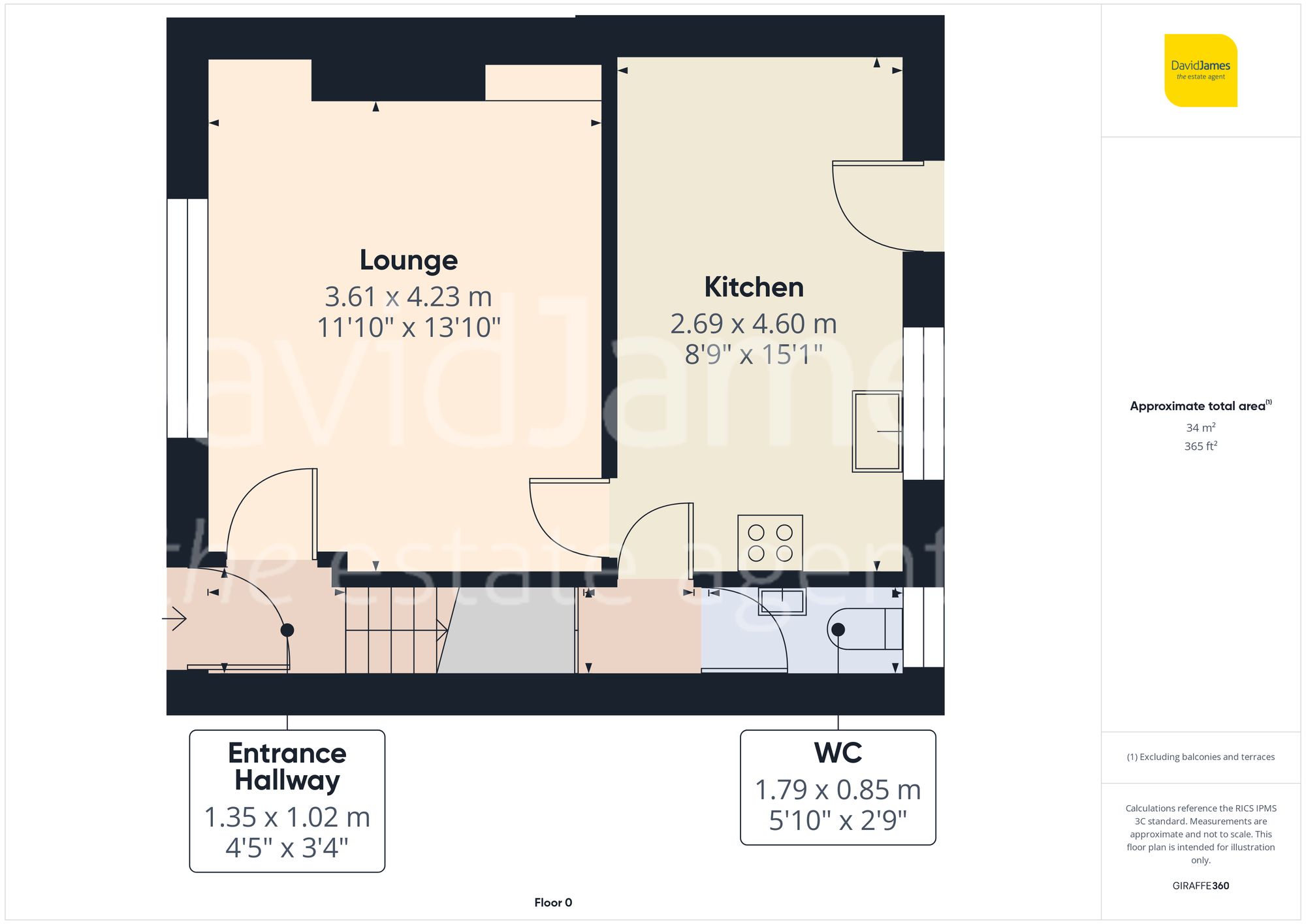 Floorplan for Sketchley Street, Nottingham