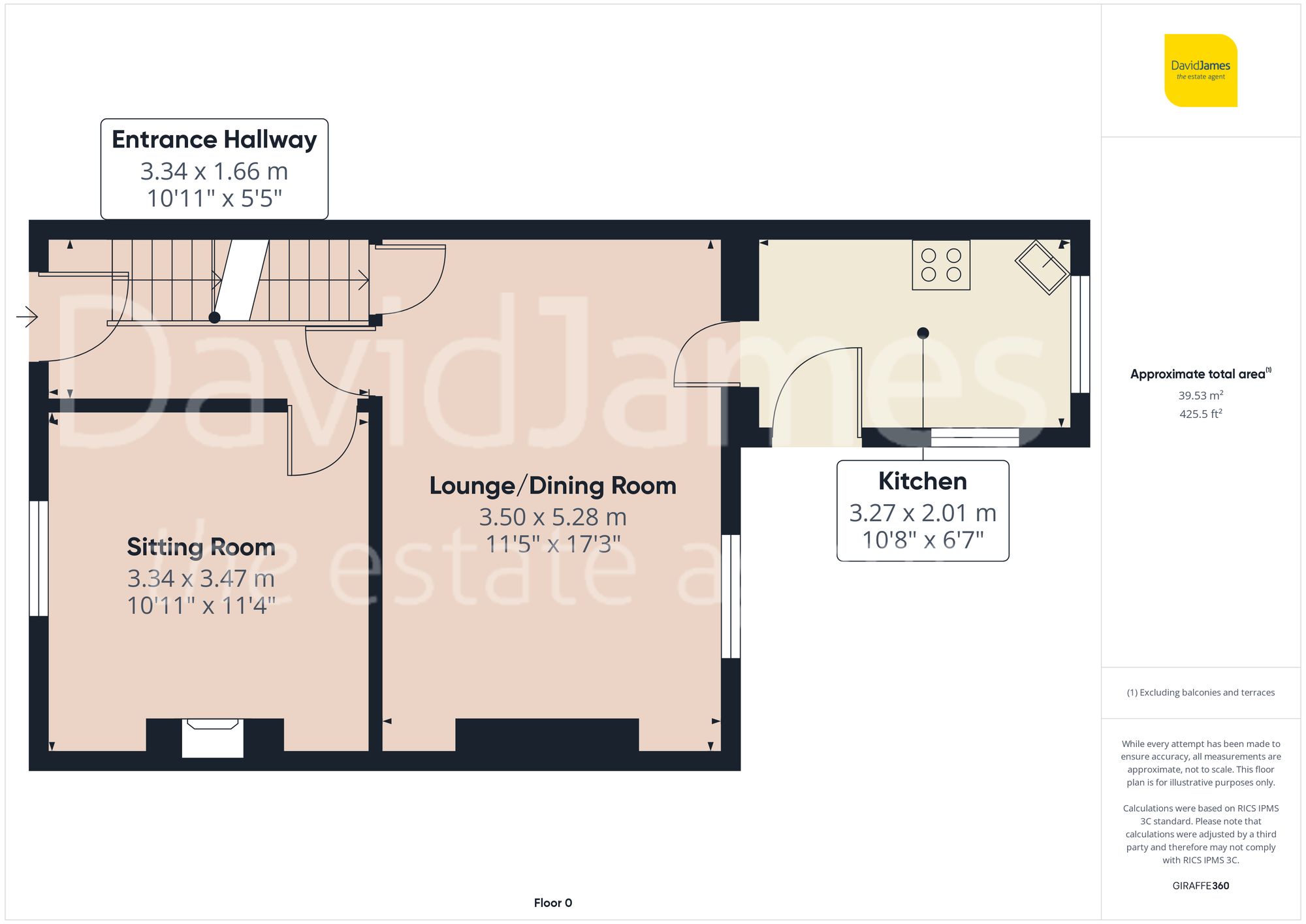 Floorplan for Marlow Avenue, Nottingham