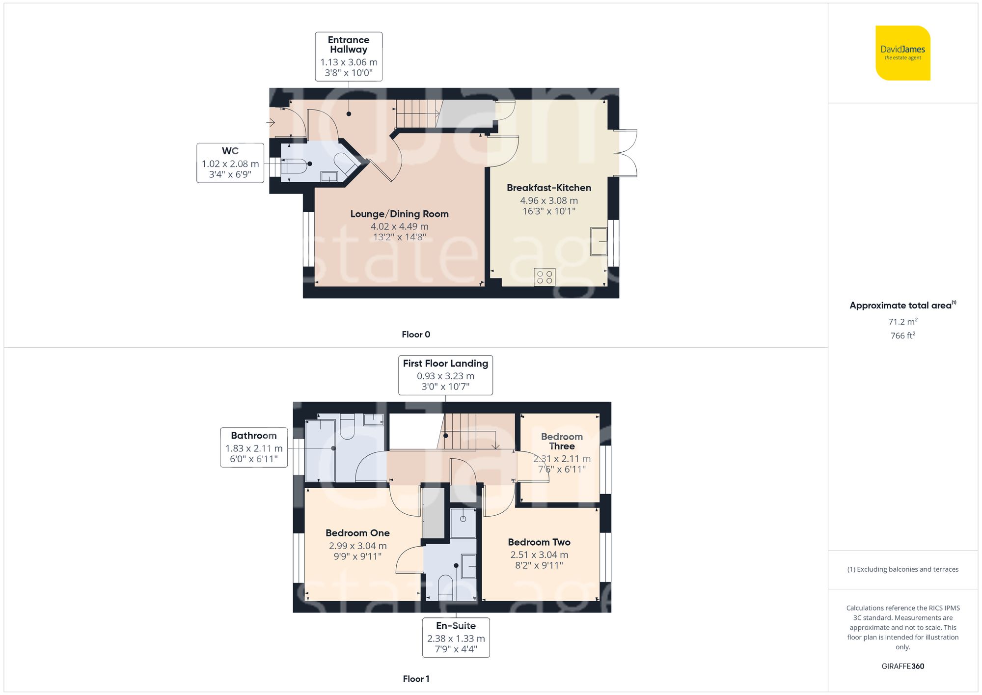 Floorplan for Foxhill Road, Carlton, Nottingham