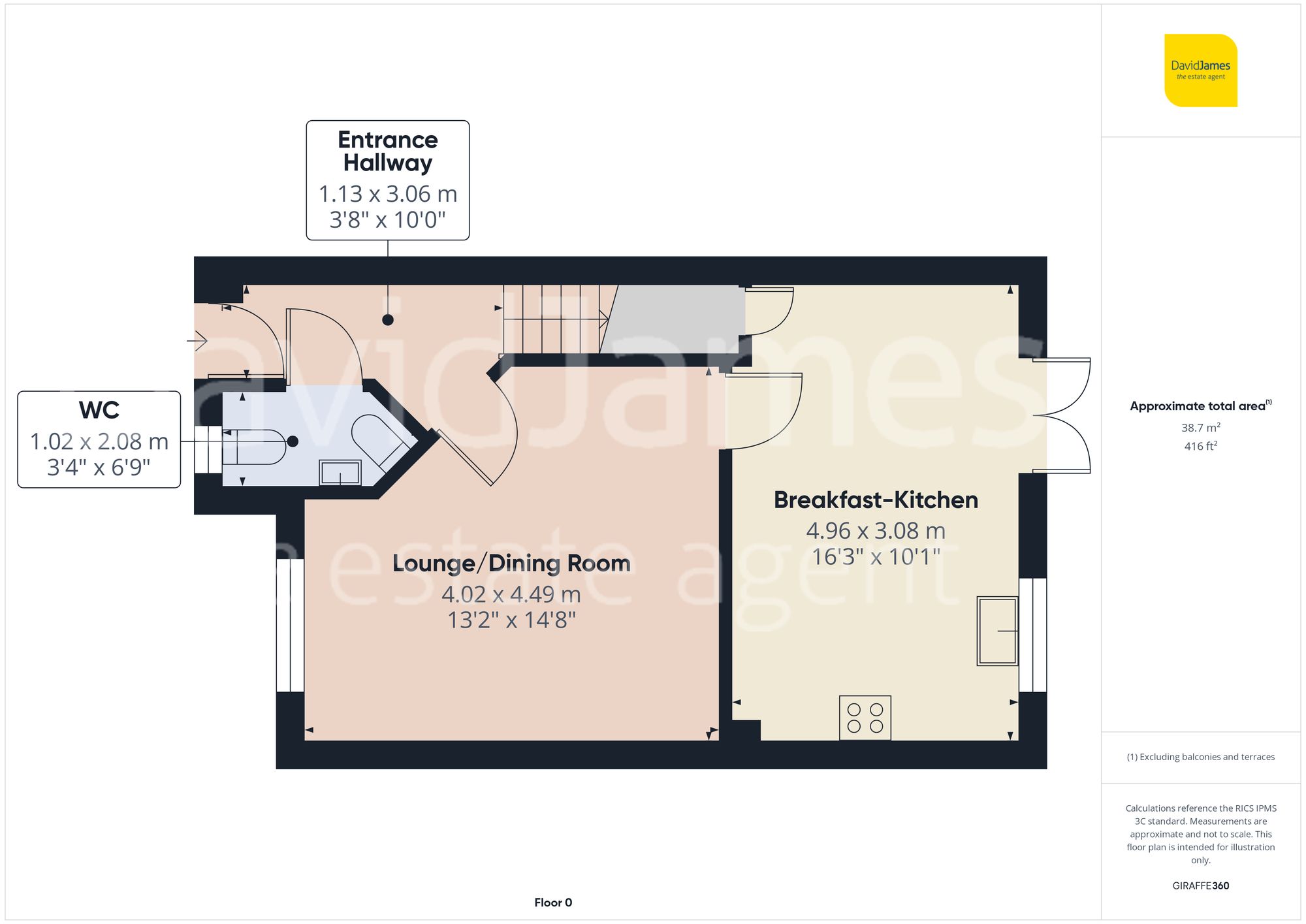 Floorplan for Foxhill Road, Carlton, Nottingham