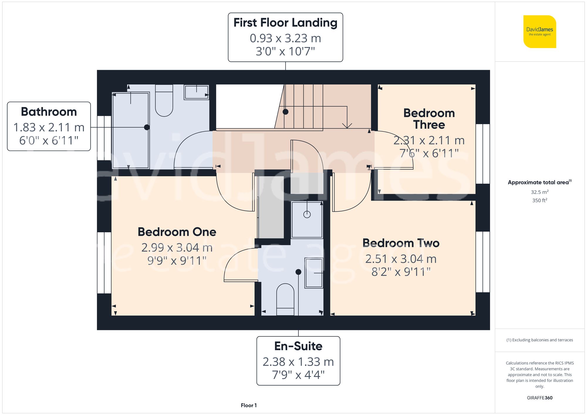 Floorplan for Foxhill Road, Carlton, Nottingham