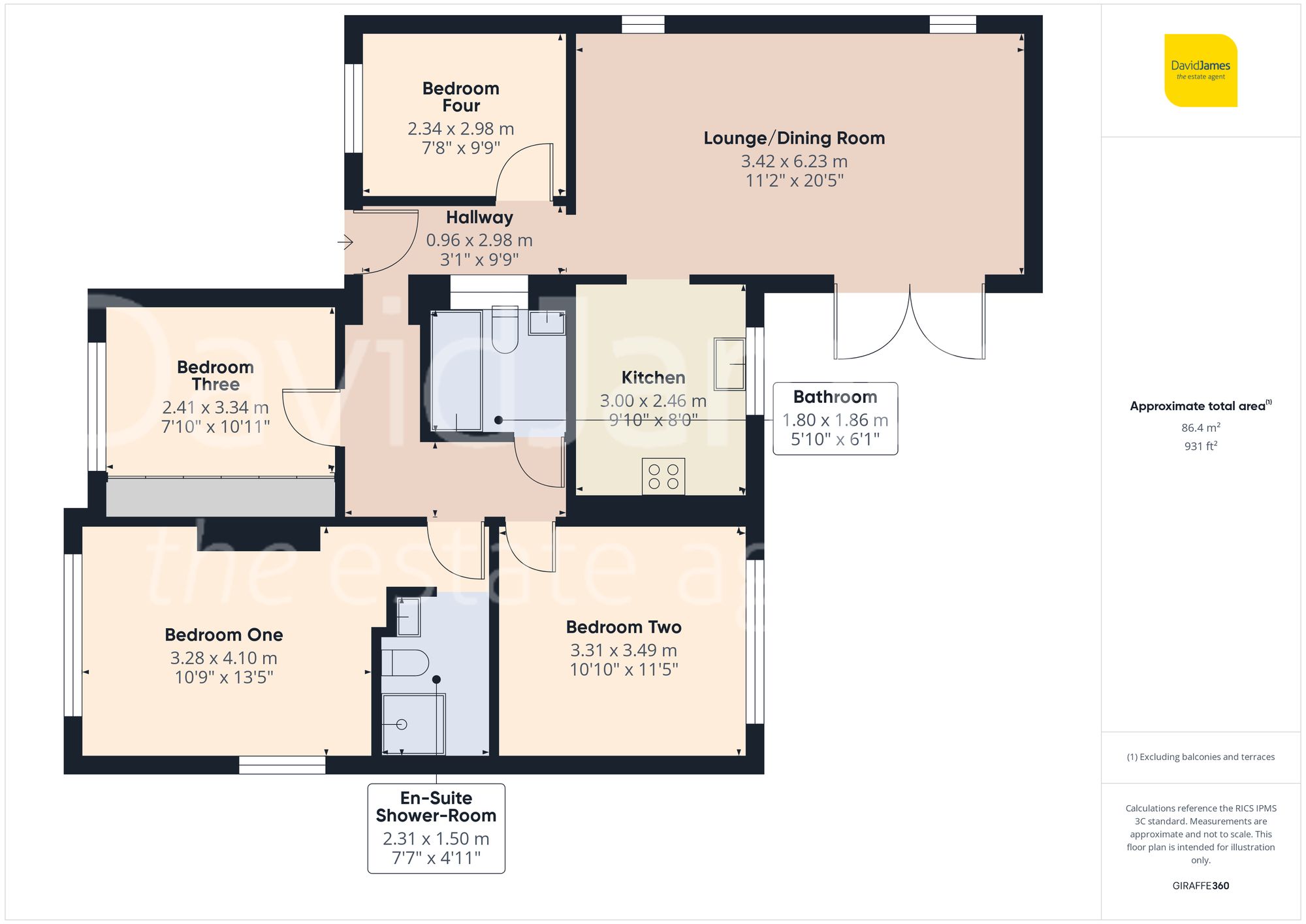 Floorplan for Violet Road, Carlton, Nottingham