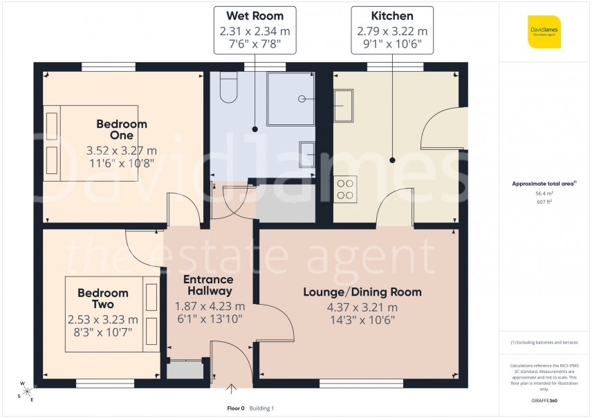 Floorplan for Saltburn Road, Nottingham