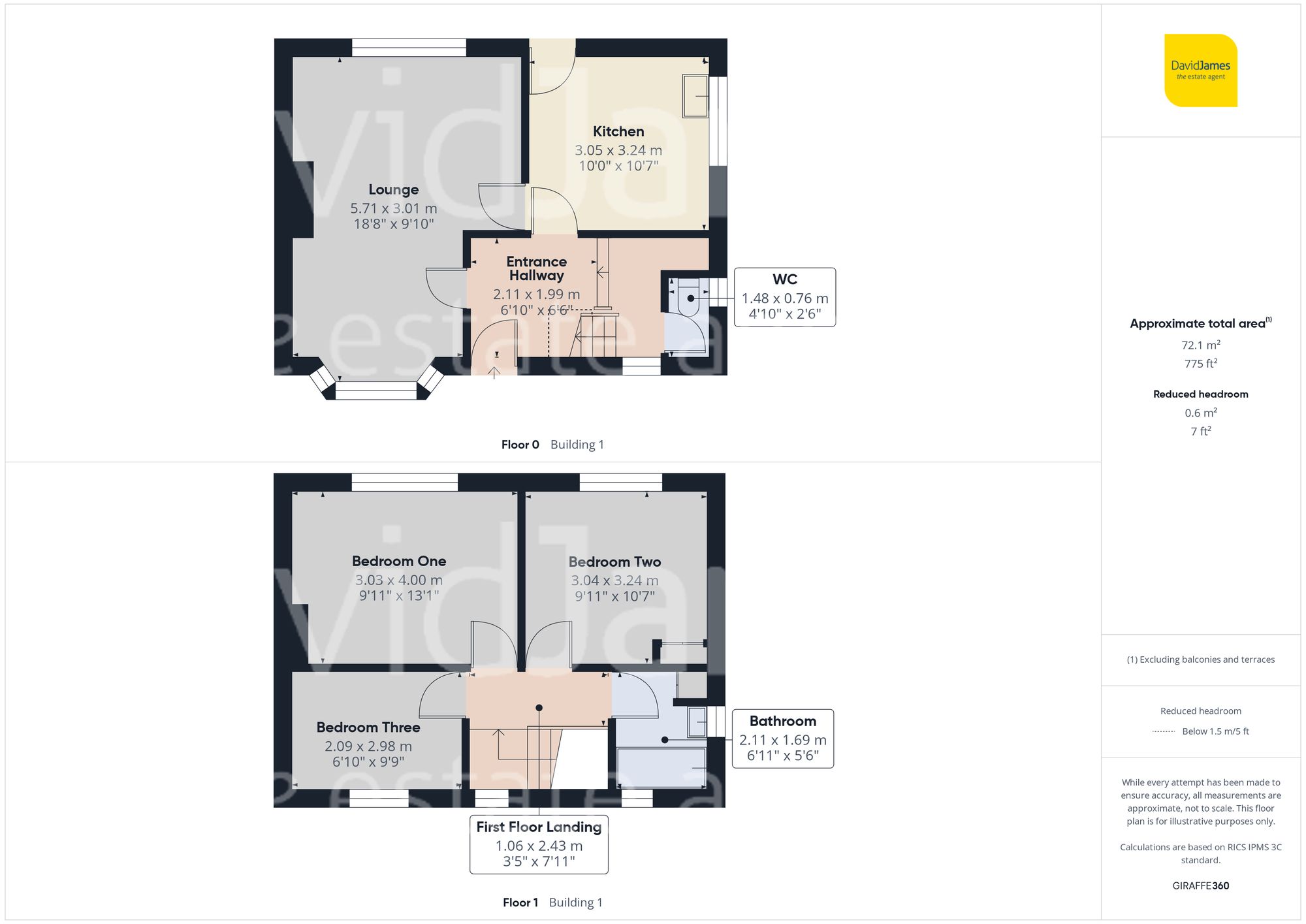 Floorplan for Burlington Road, Carlton, Nottingham
