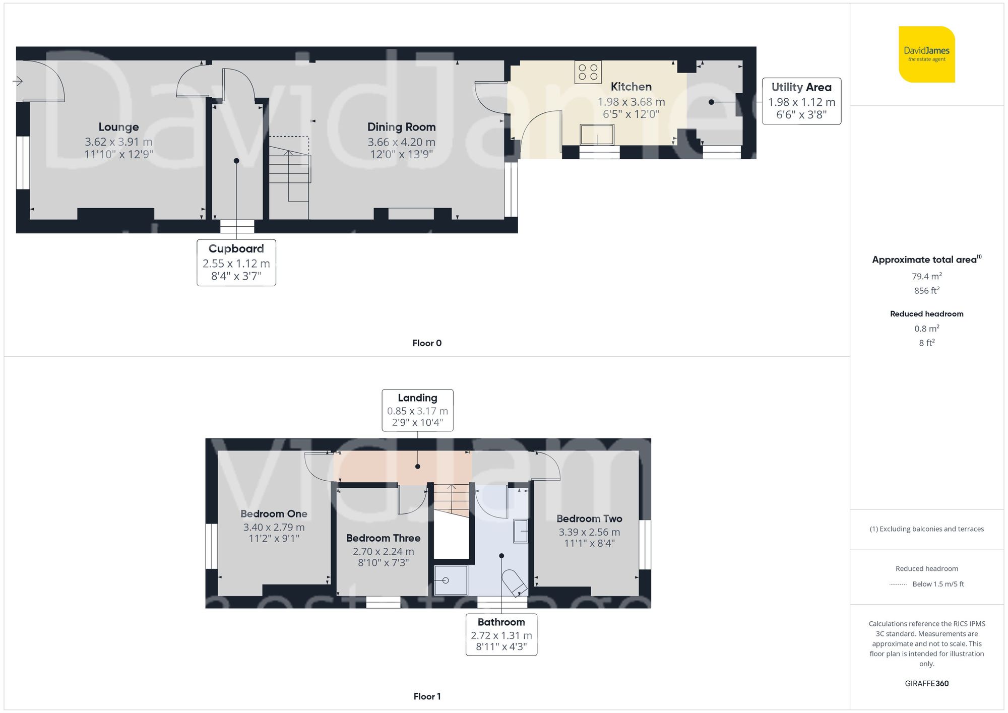 Floorplan for Dallas Street, Mansfield, Nottinghamshire