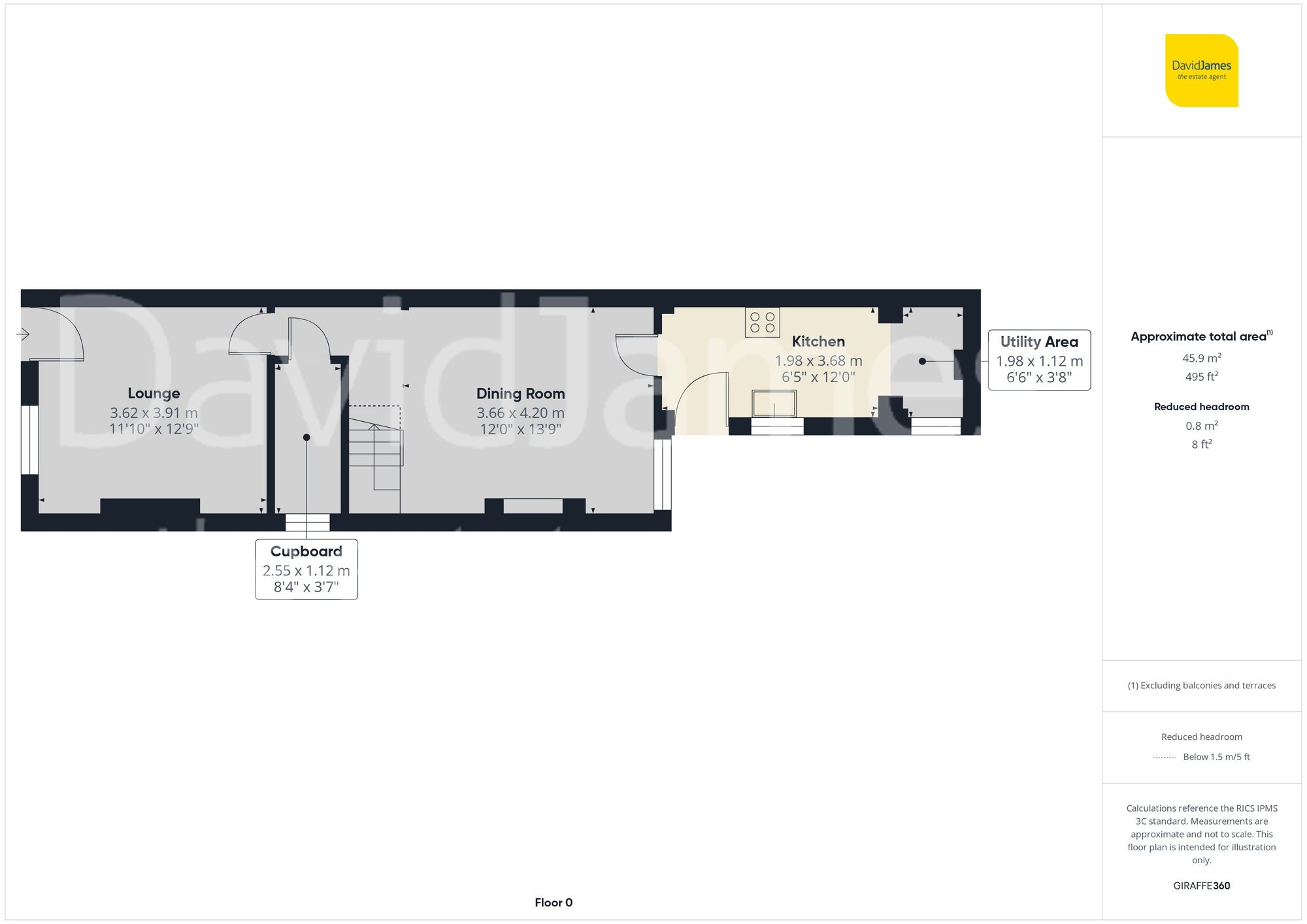 Floorplan for Dallas Street, Mansfield, Nottinghamshire