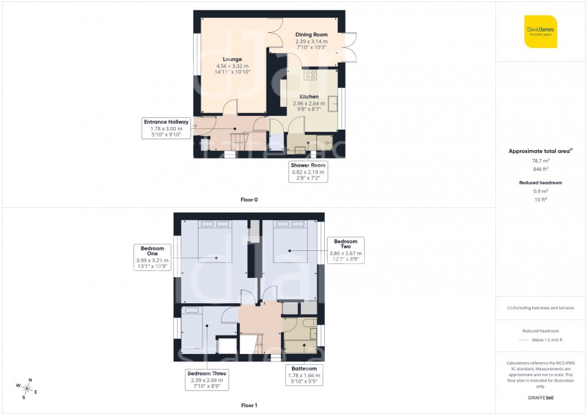 Floorplan for Southfield Road, Nottingham