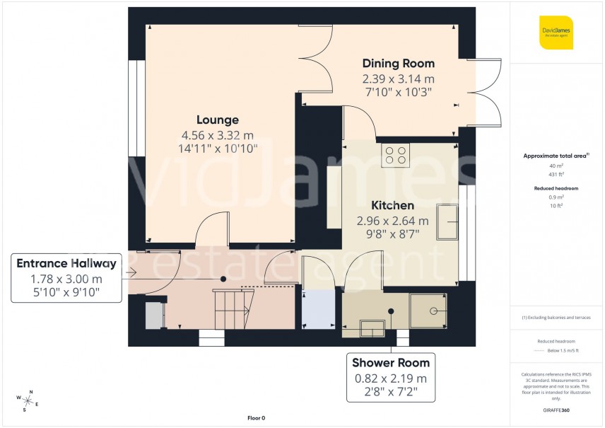 Floorplan for Southfield Road, Nottingham