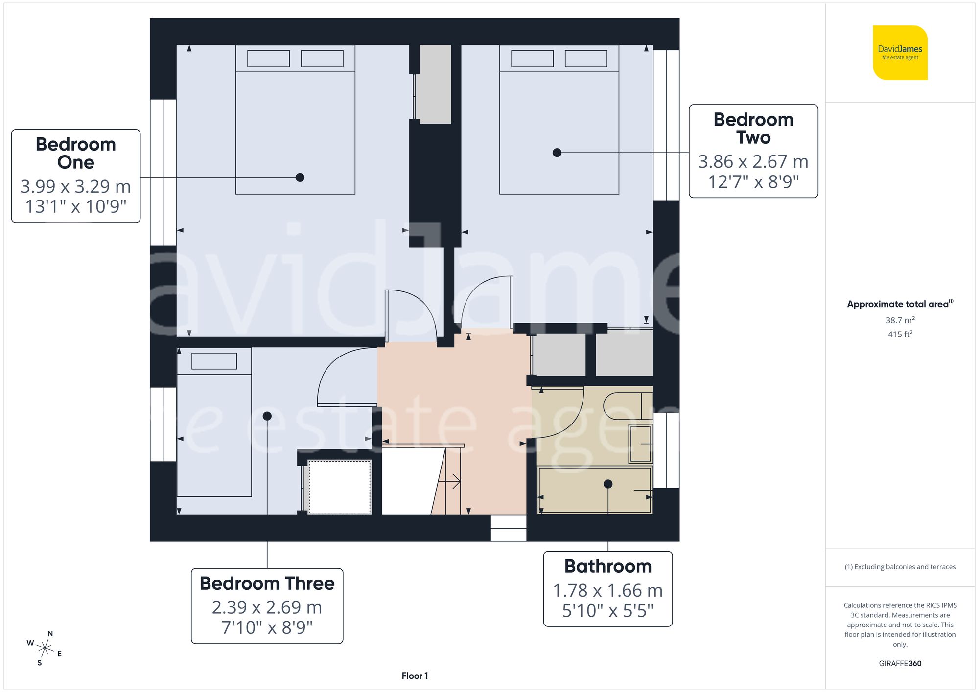 Floorplan for Southfield Road, Nottingham