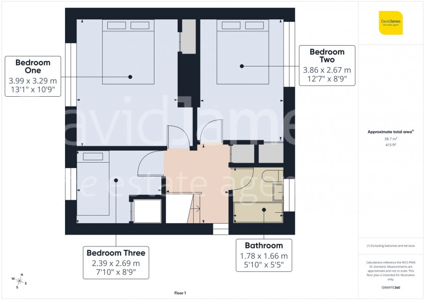 Floorplan for Southfield Road, Nottingham