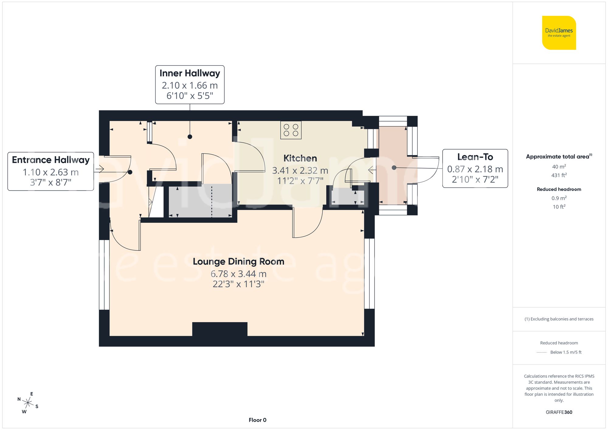 Floorplan for Kelling Close, Bestwood Park, Nottingham