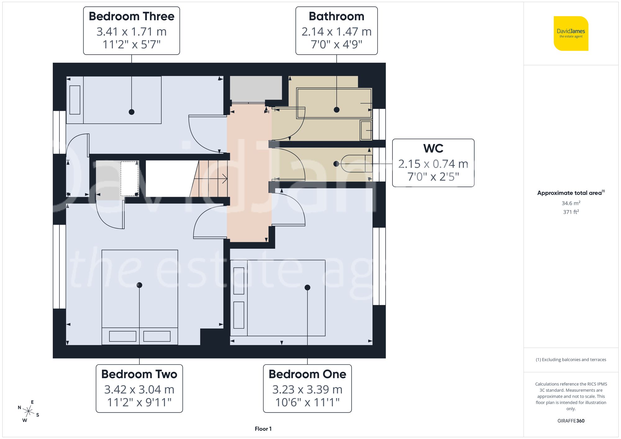 Floorplan for Kelling Close, Bestwood Park, Nottingham