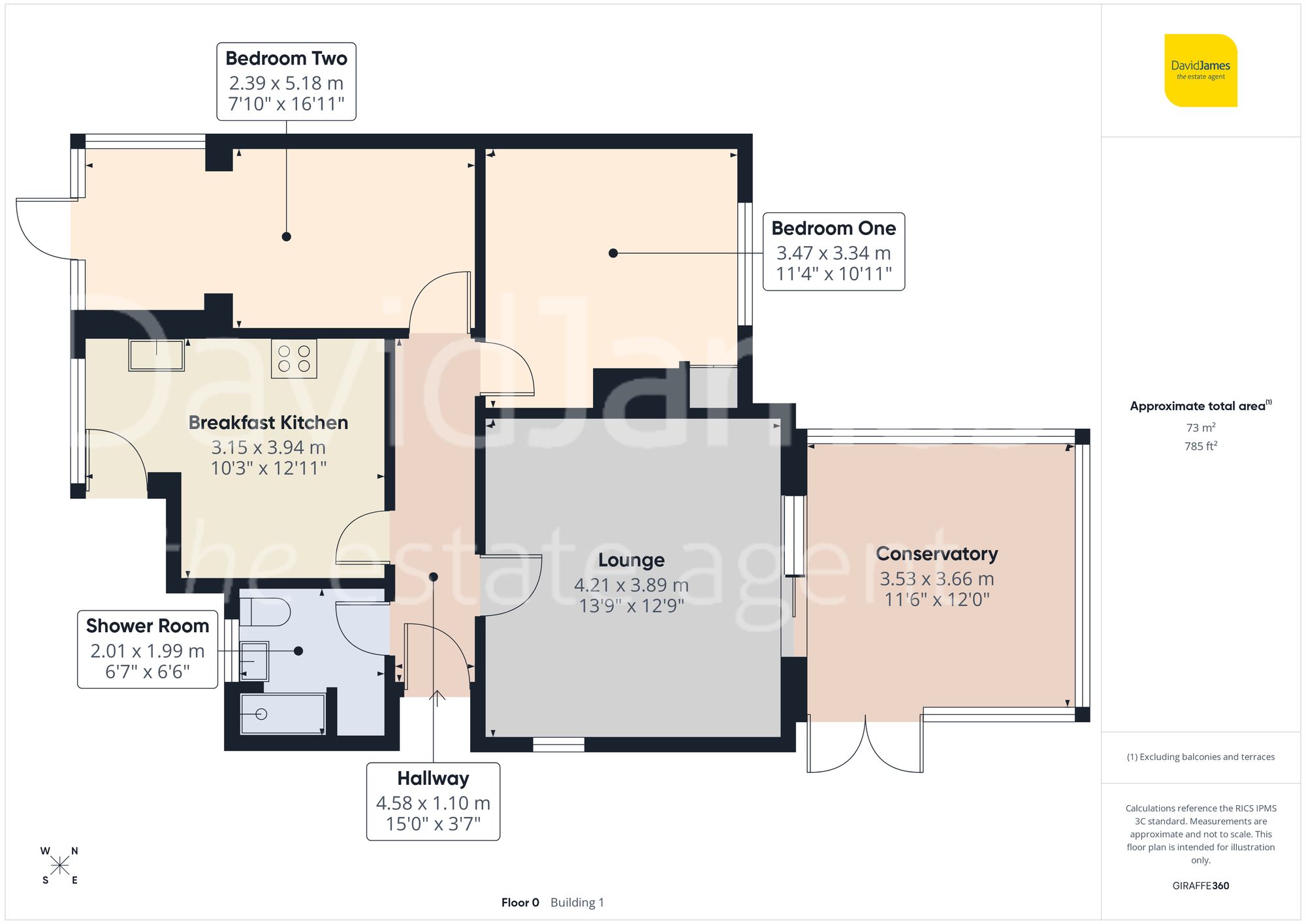 Floorplan for Cranston Avenue, Arnold, Nottingham