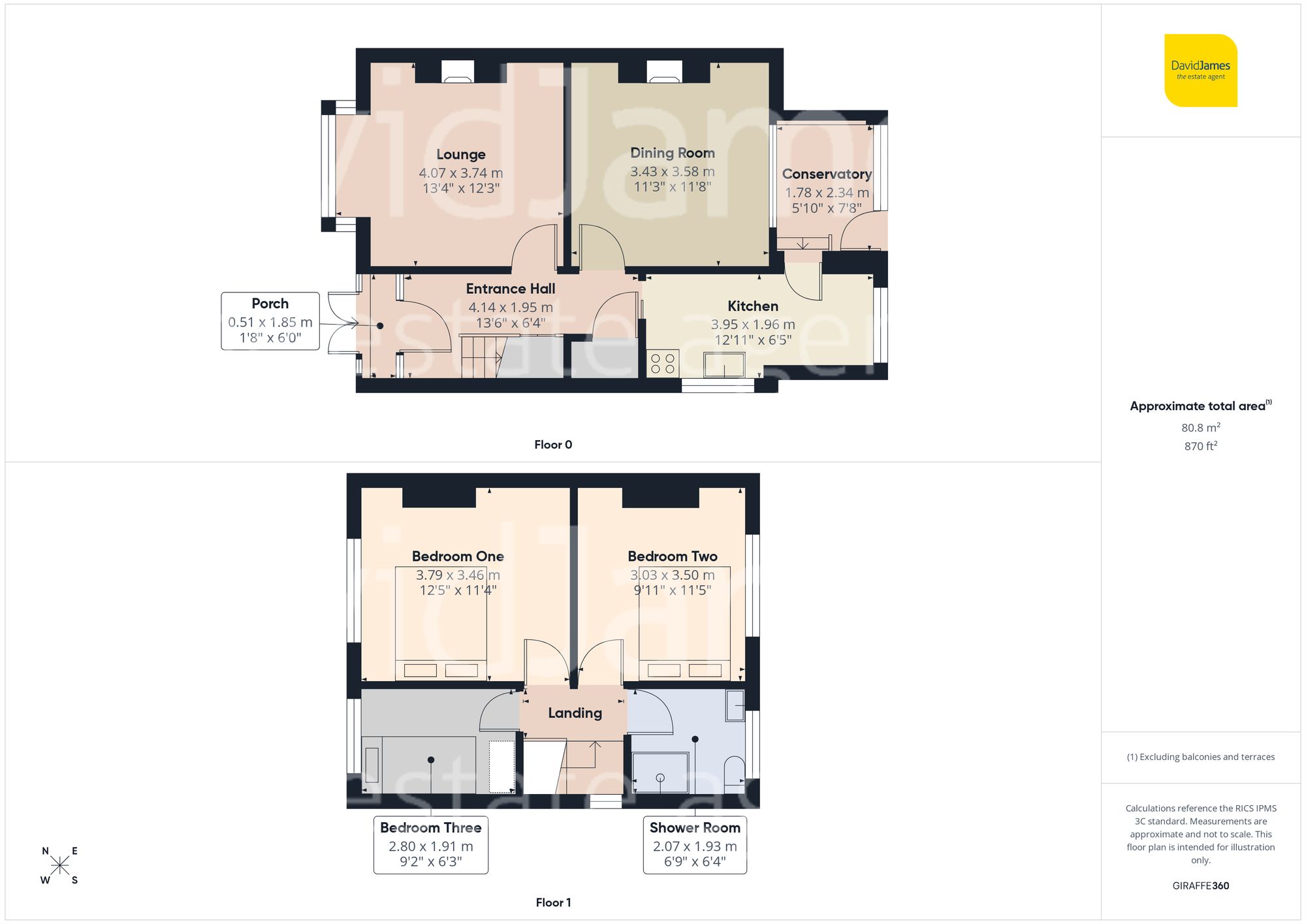 Floorplan for Fernleigh Avenue, Mapperley, Nottingham