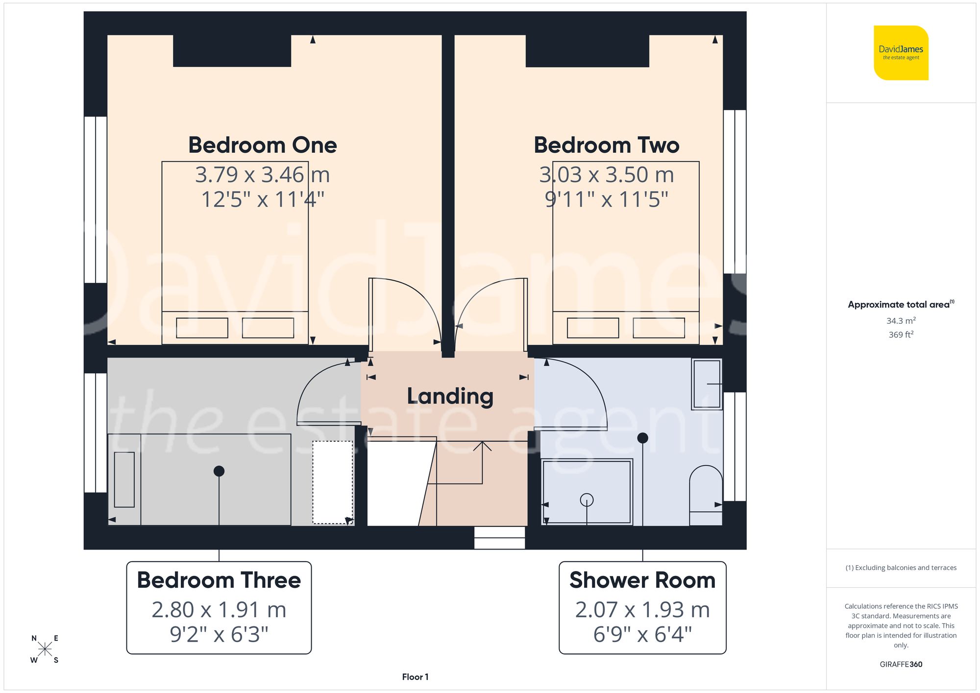 Floorplan for Fernleigh Avenue, Mapperley, Nottingham
