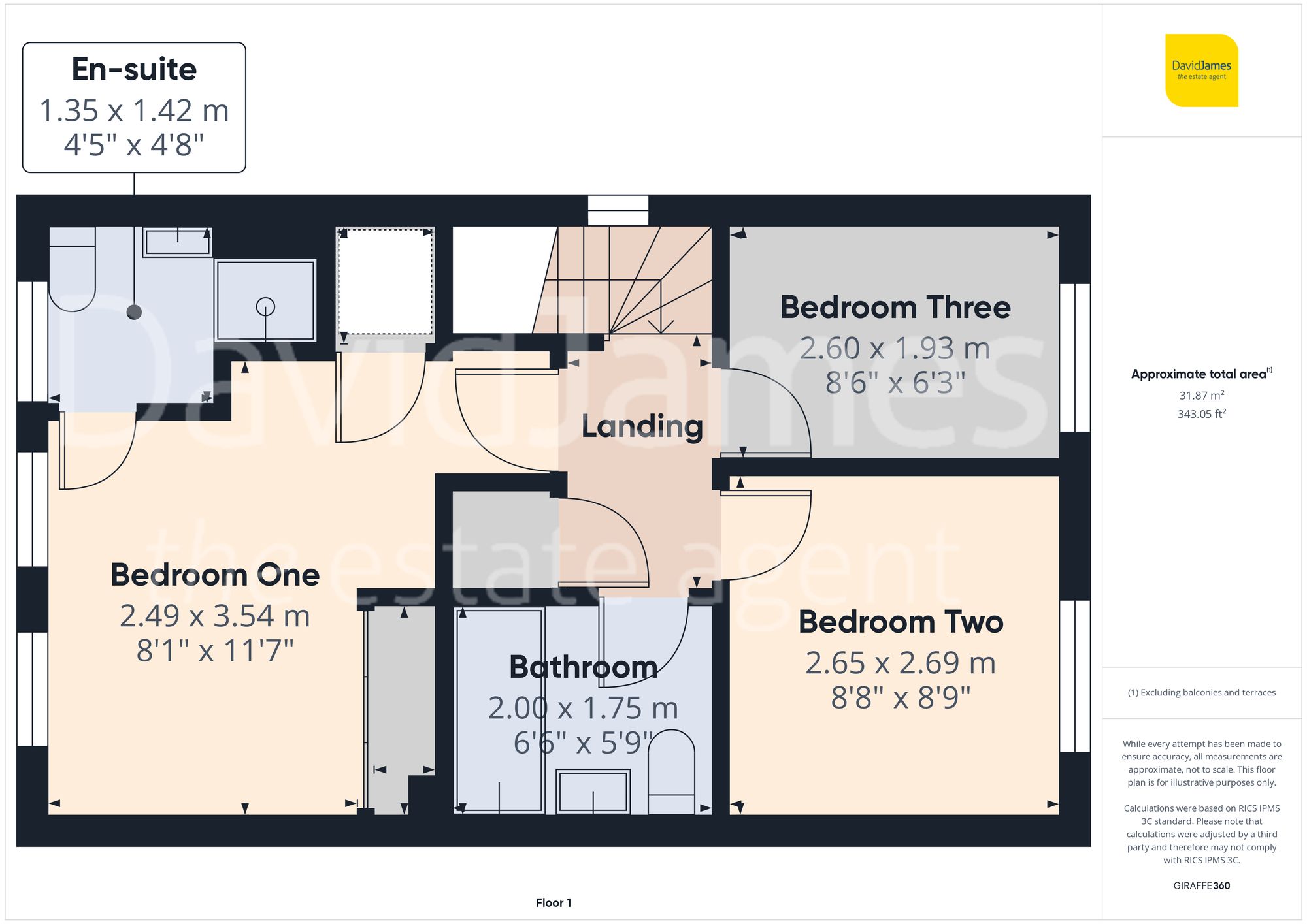 Floorplan for City View, Mapperley, Nottingham