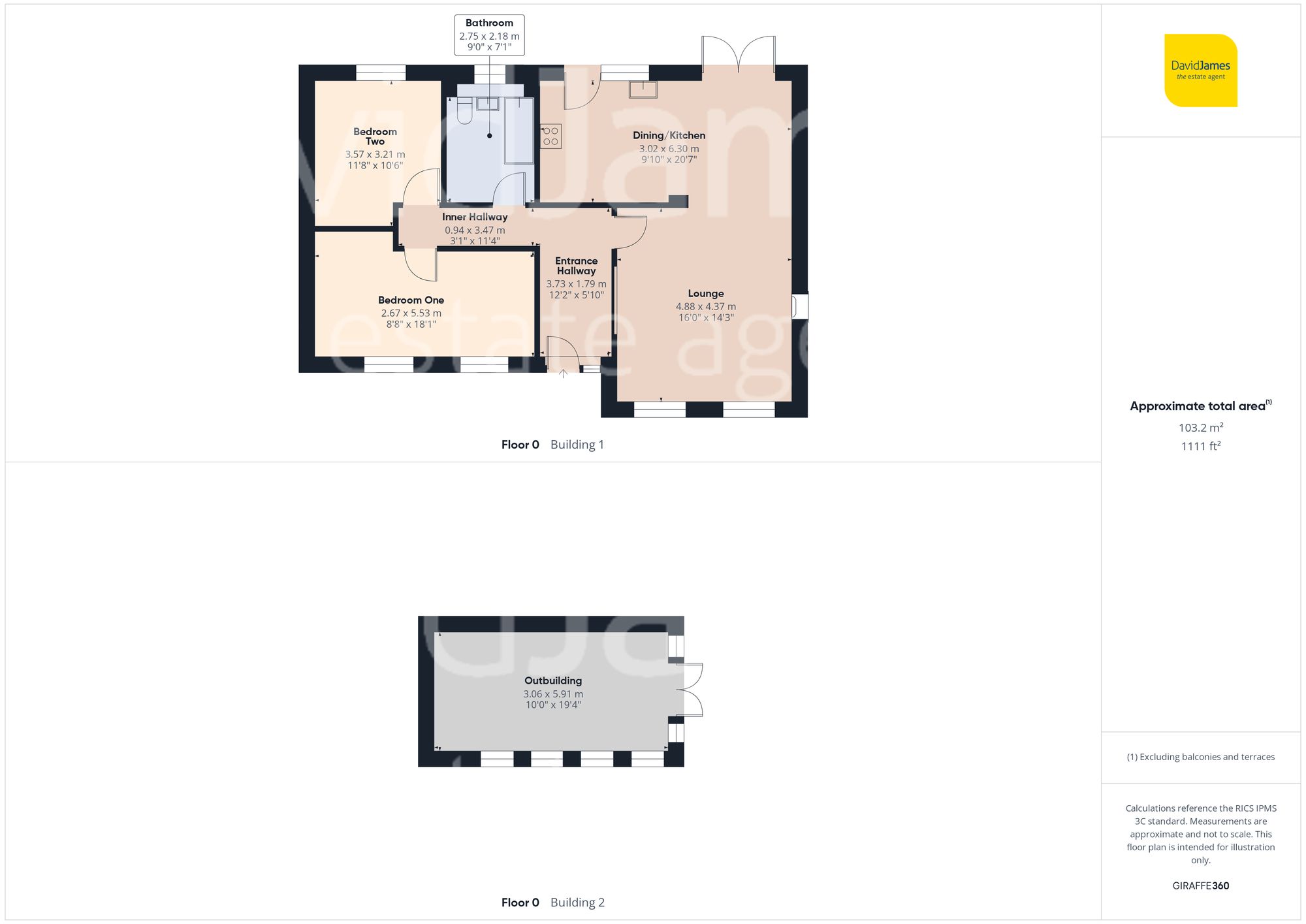 Floorplan for Park Road, Woodthorpe, Nottingham